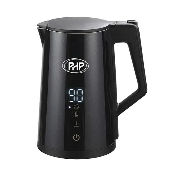 Pava Php D3815ES 1.7 Litros 2200W Electrica Negra Display Led Wifi