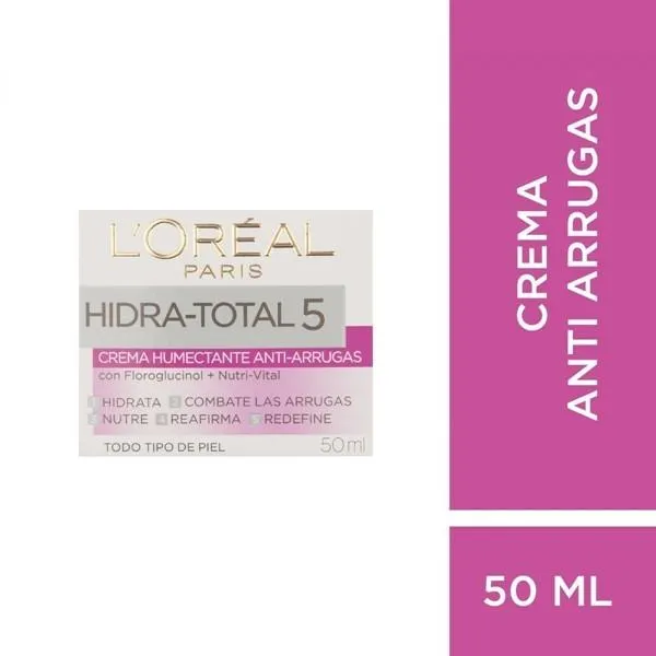 Loreal Paris Hidra Total 5 crema Anti Arrugas 50 ml