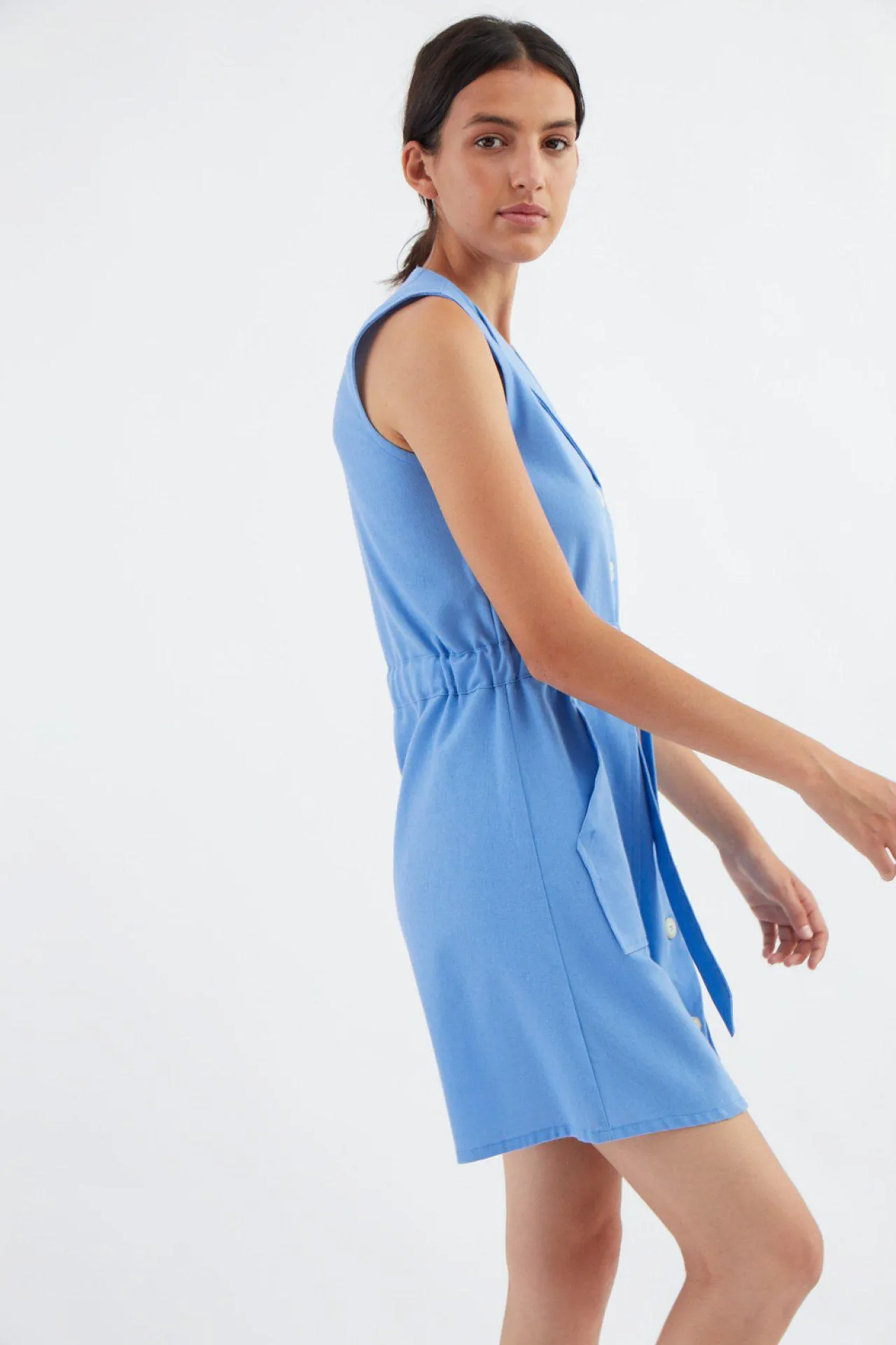 Vestido Hortensia Azul