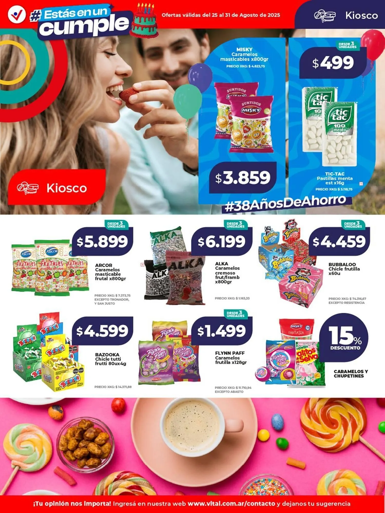 Ofertas de Catálogo Supermayorista Vital 25 de agosto al 31 de agosto 2025 - Página 20 del catálogo