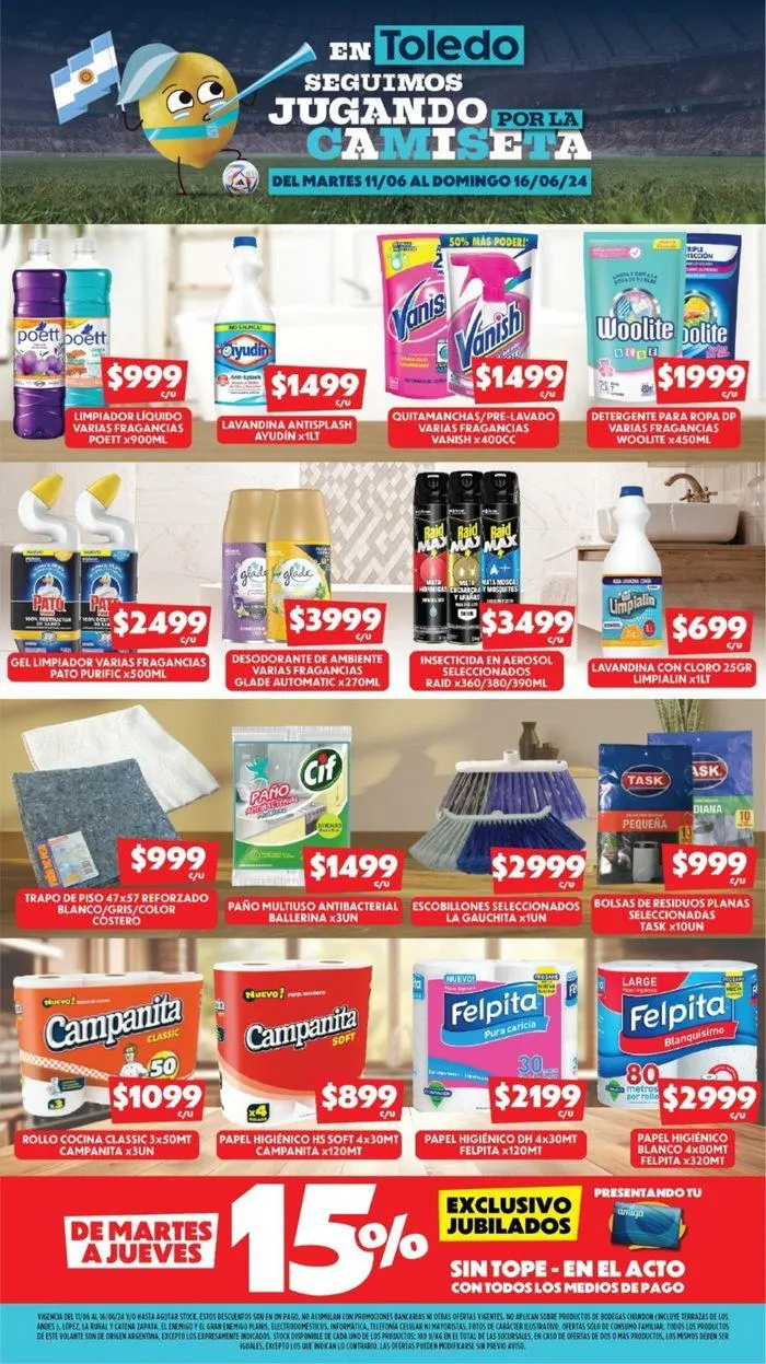 Ofertas de Catálogo Supermercados Toledo 11 de junio al 16 de junio 2024 - Página 6 del catálogo