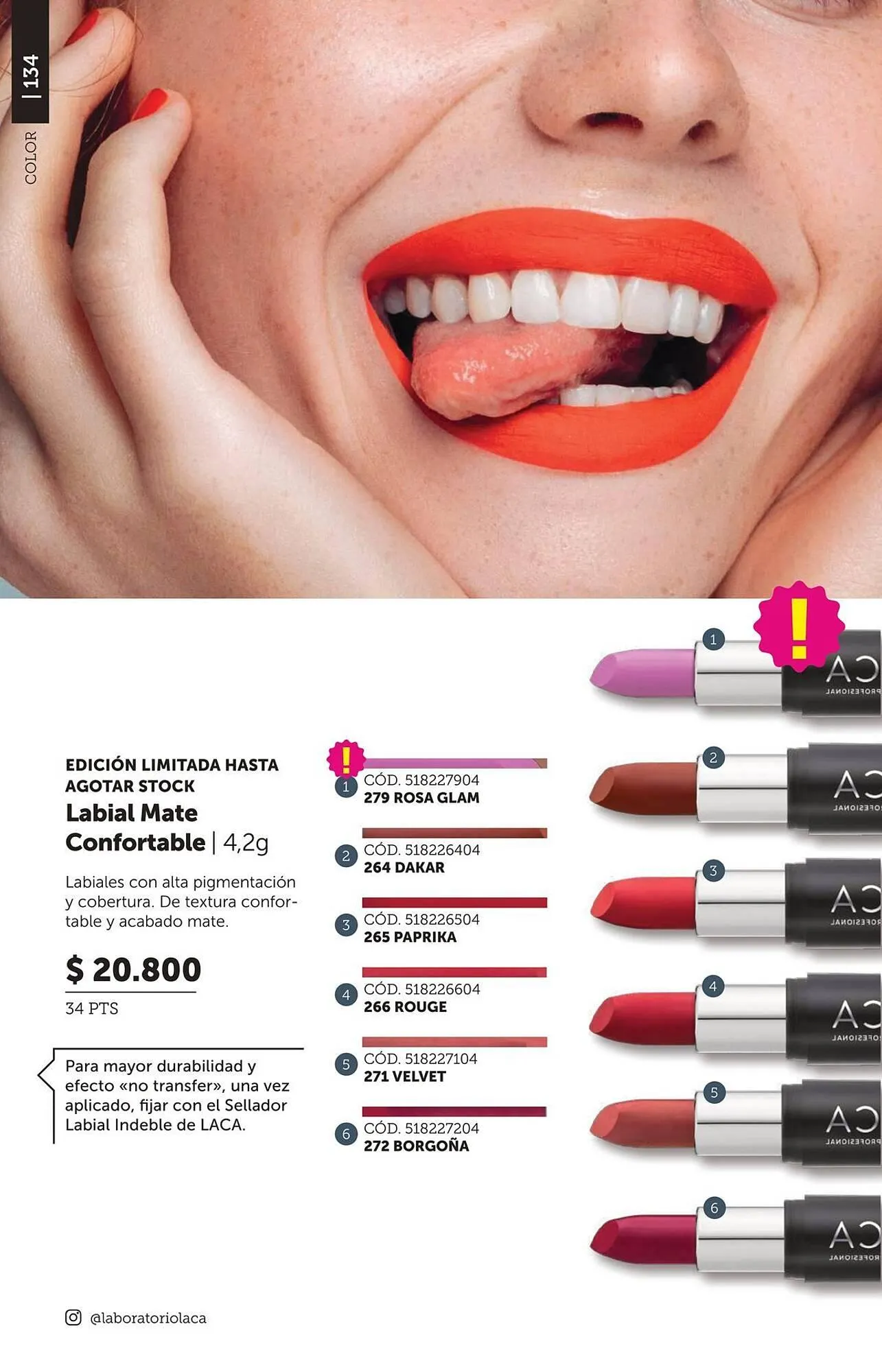 Ofertas de Catálogo Laboratorio LACA 15 de abril al 30 de abril 2025 - Página 134 del catálogo