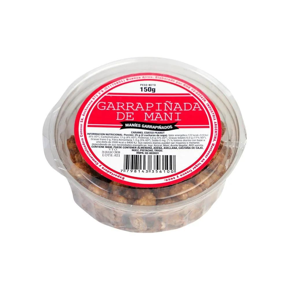 Garrapinada Mani. Conosur Bli 150 Grm