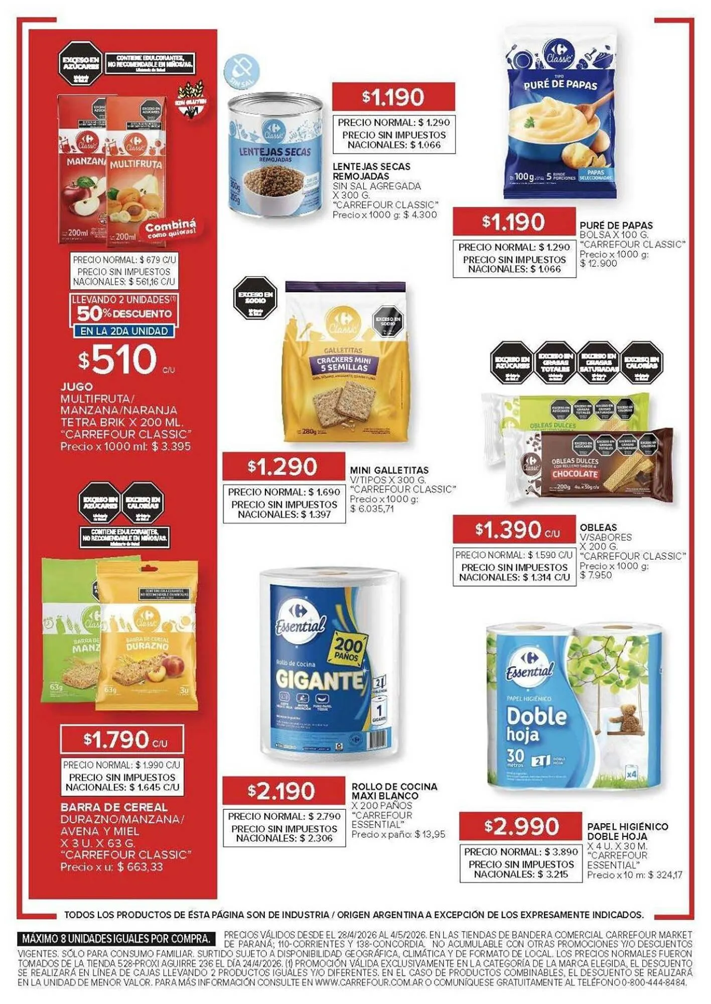 Ofertas de Folleto Carrefour Market 28 de abril al 5 de mayo 2026 - Página 3 del catálogo