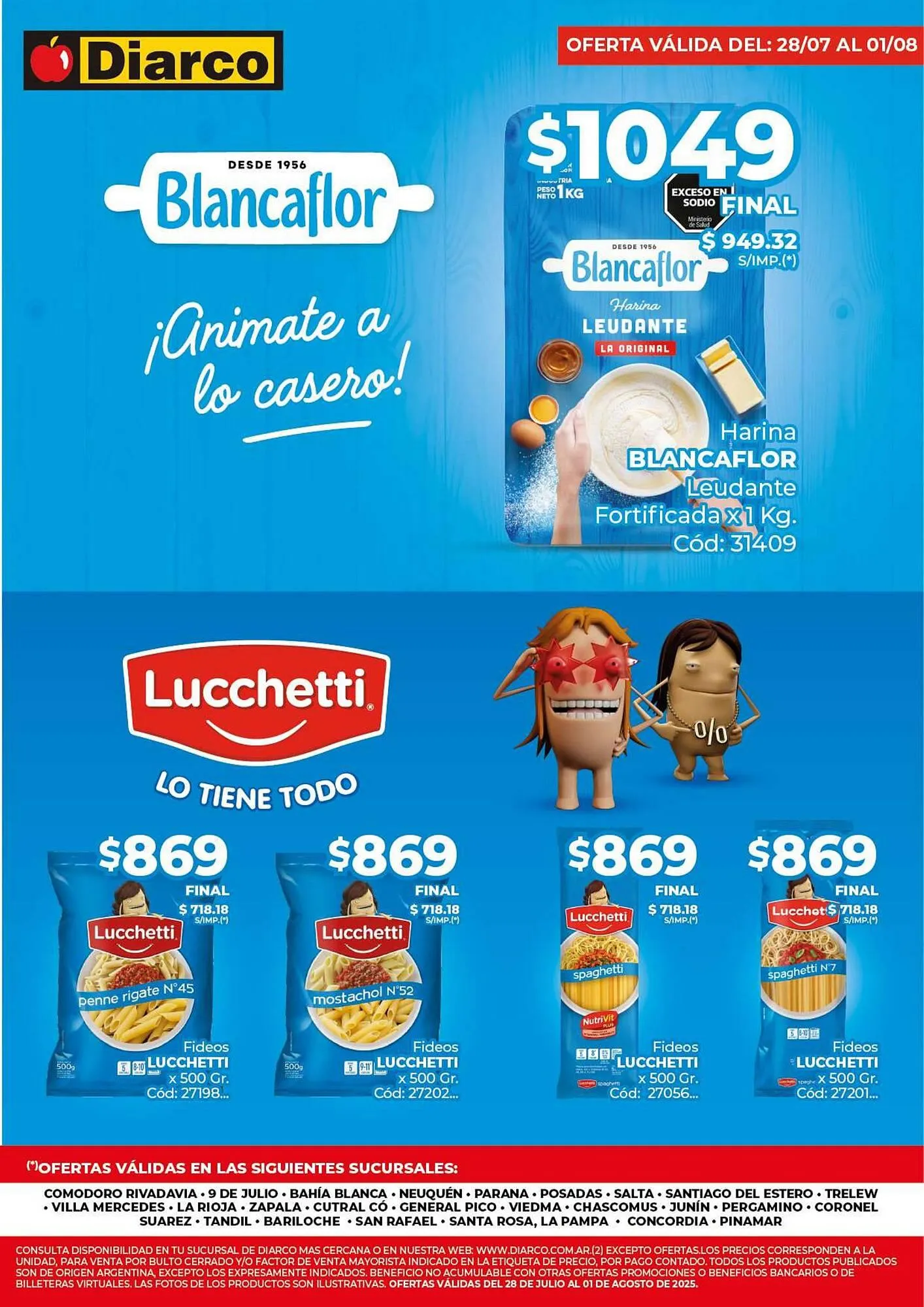 Ofertas de Catálogo Diarco 28 de julio al 1 de agosto 2025 - Página 1 del catálogo