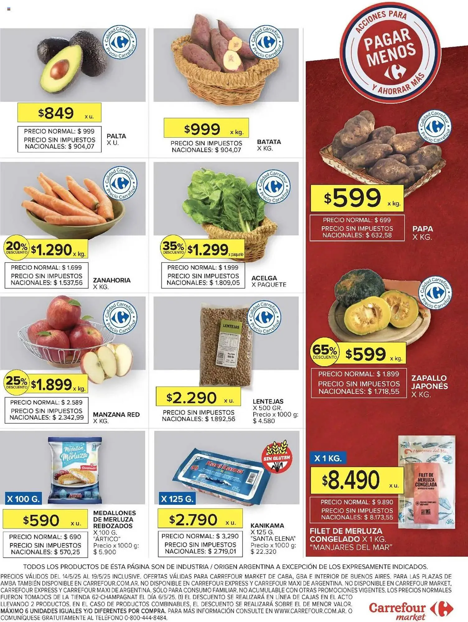 Ofertas de Catálogo Carrefour Market 14 de mayo al 20 de mayo 2025 - Página 14 del catálogo