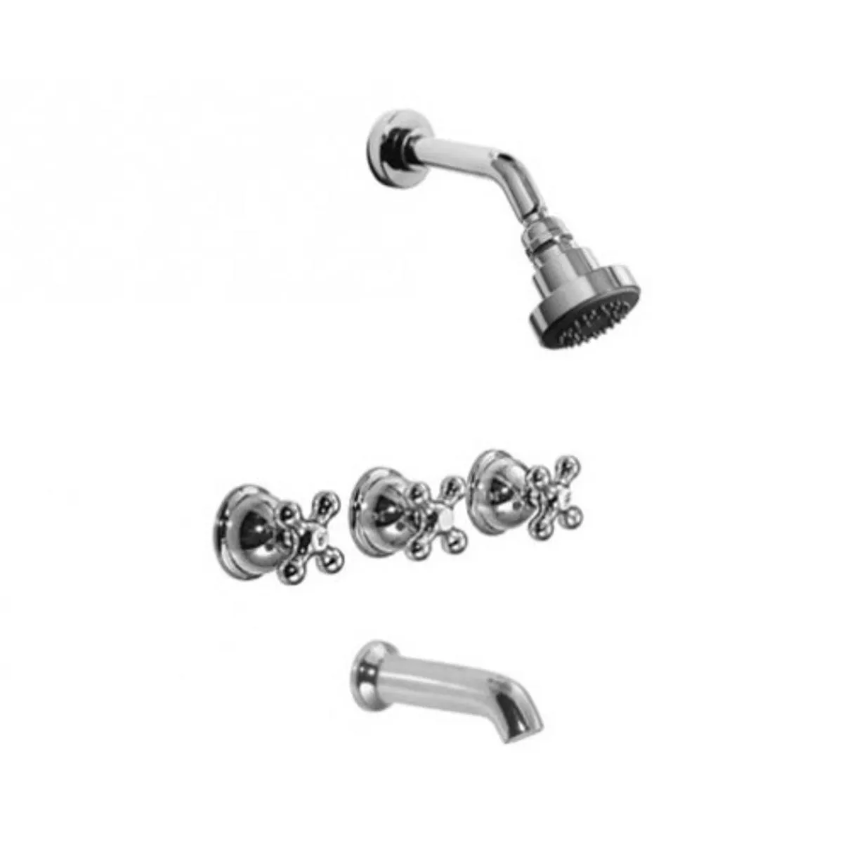 Grifería Bimando Cromada para Ducha Baby 1008