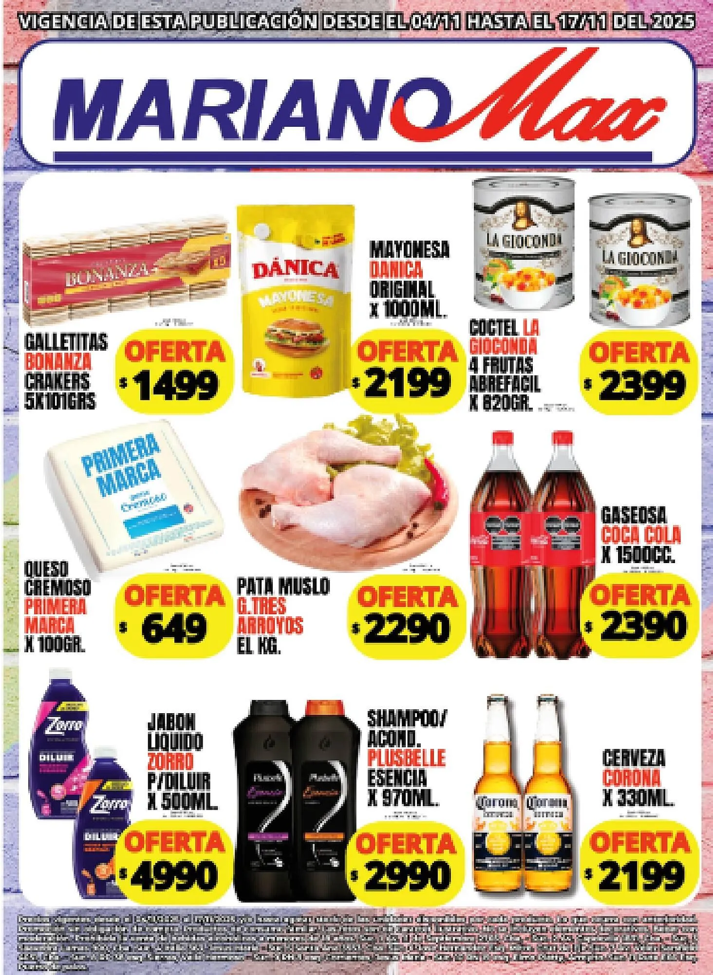 Ofertas de Catálogo Supermercados Mariano Max 4 de noviembre al 17 de noviembre 2025 - Página 1 del catálogo