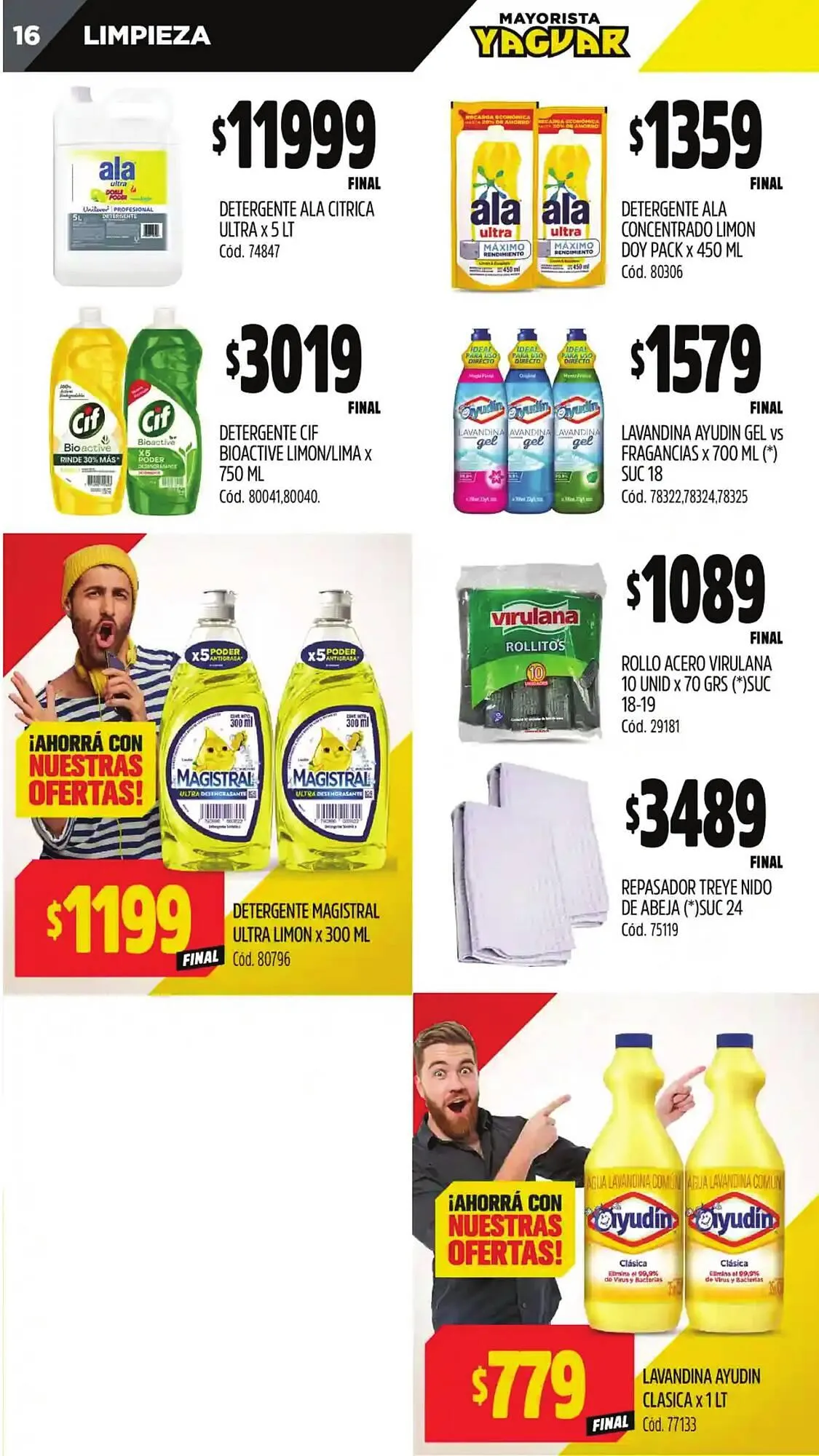Ofertas de Catálogo Supermercados Yaguar 10 de marzo al 16 de marzo 2025 - Página 16 del catálogo