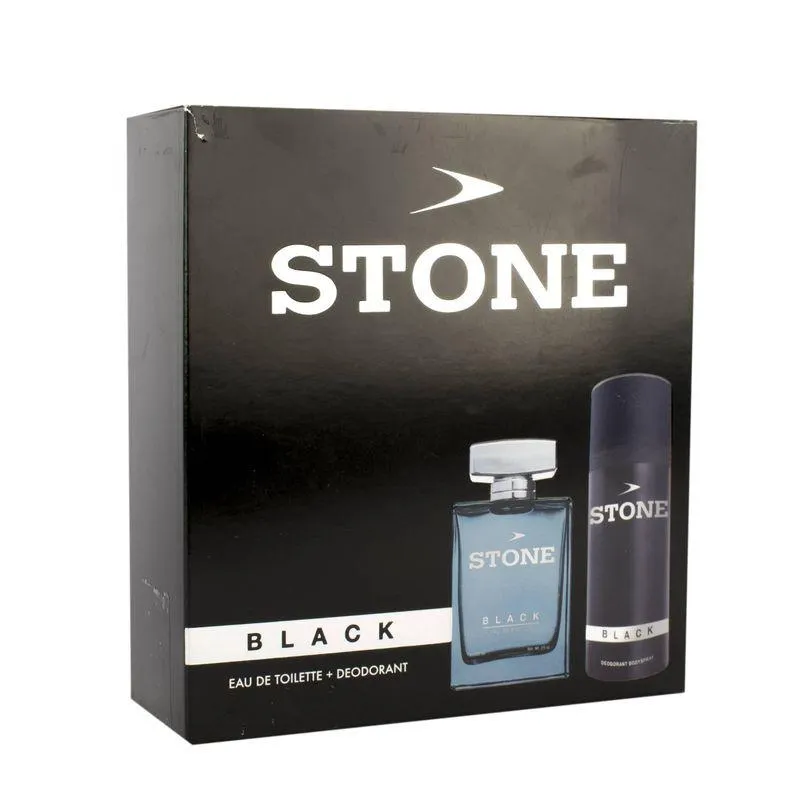 Pack Stone Black Edp+Deo 100ml