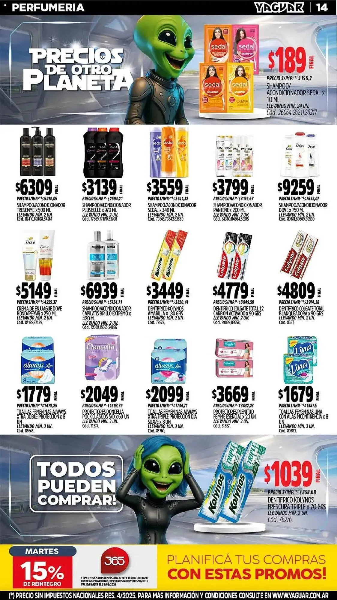 Ofertas de Catálogo Supermercados Yaguar 11 de marzo al 16 de marzo 2026 - Página 16 del catálogo