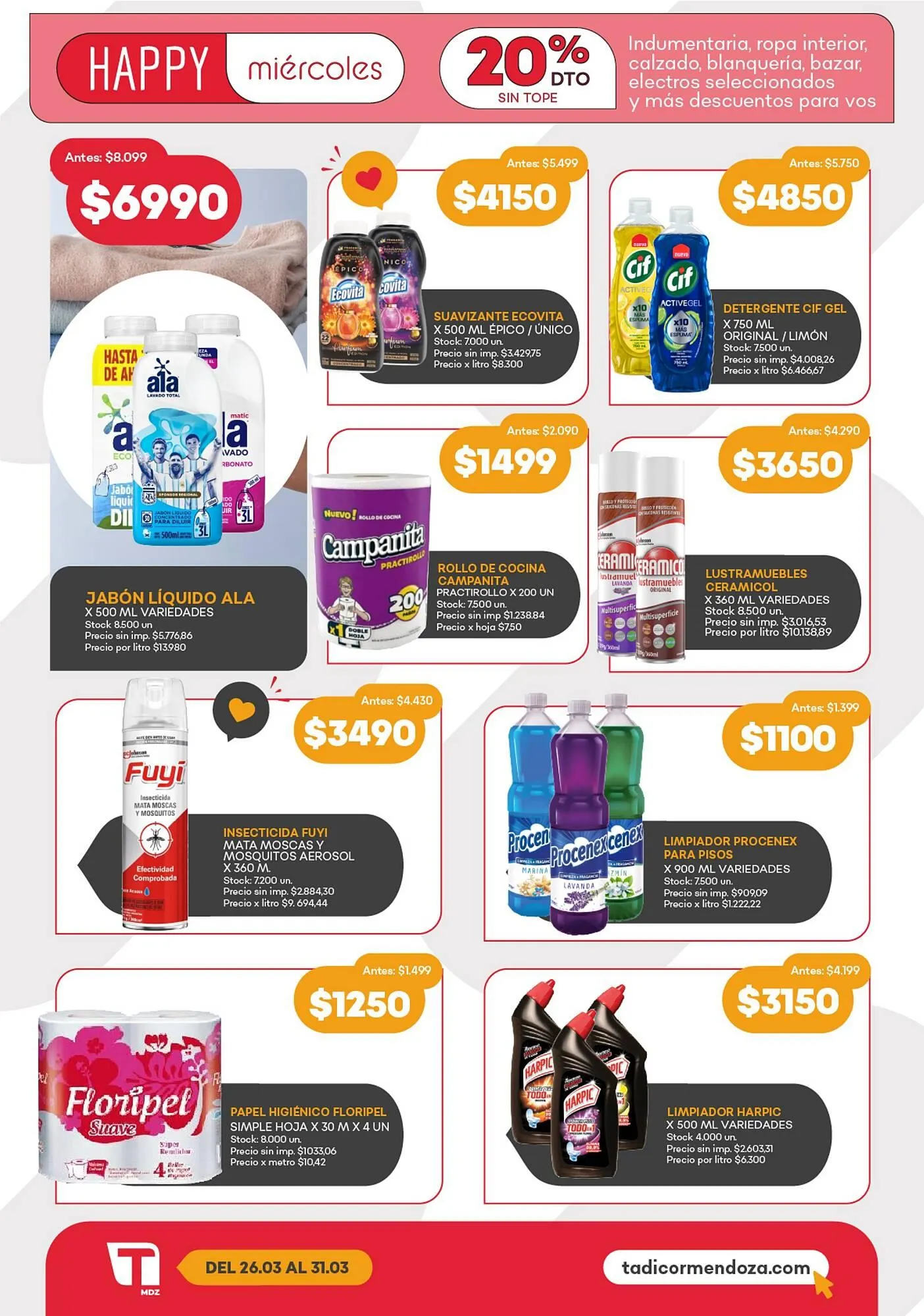 Ofertas de Catálogo Supermercados Tadicor 25 de marzo al 31 de marzo 2026 - Página 7 del catálogo