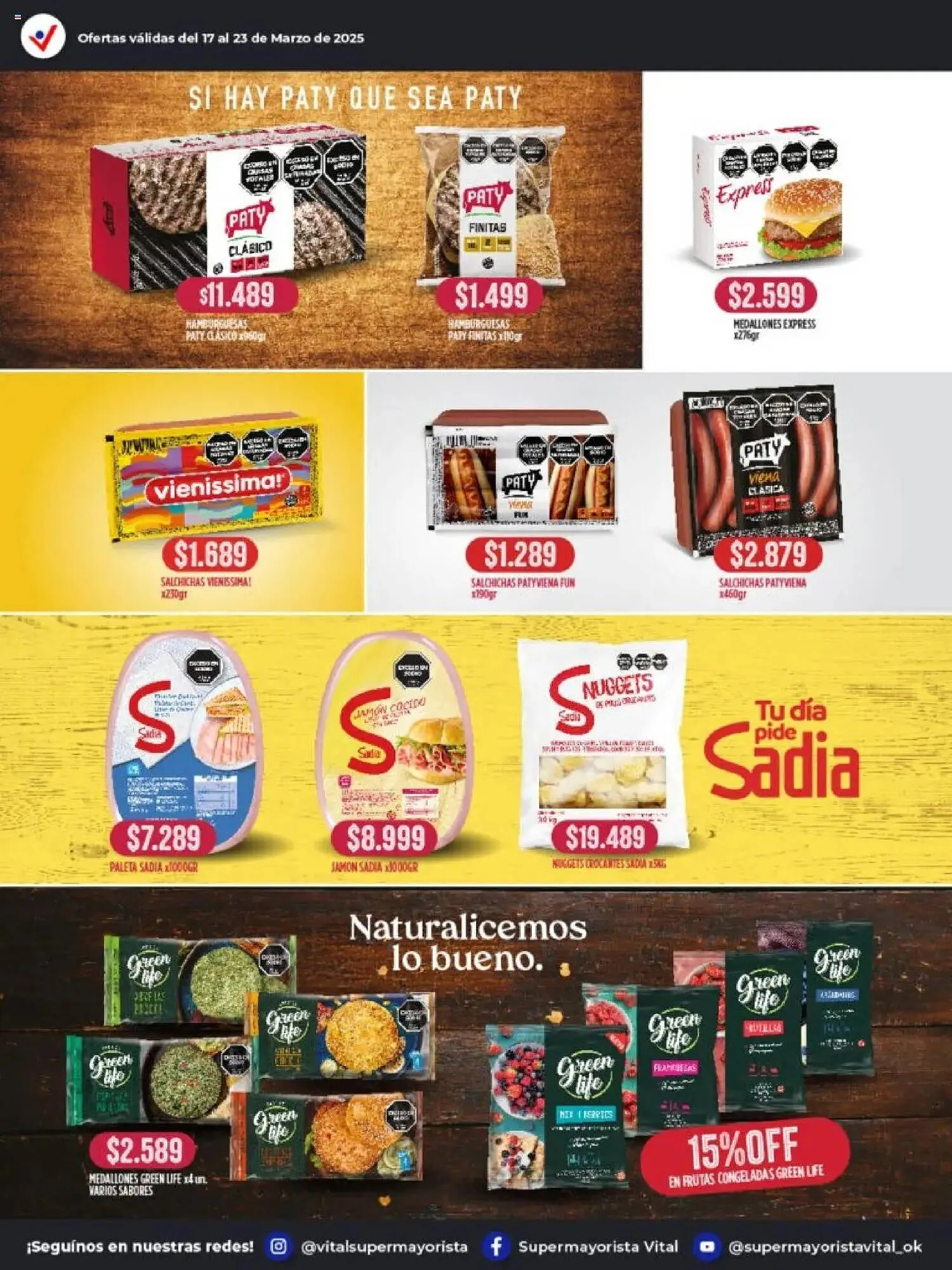 Ofertas de Catálogo Supermayorista Vital 17 de marzo al 23 de marzo 2025 - Página 25 del catálogo