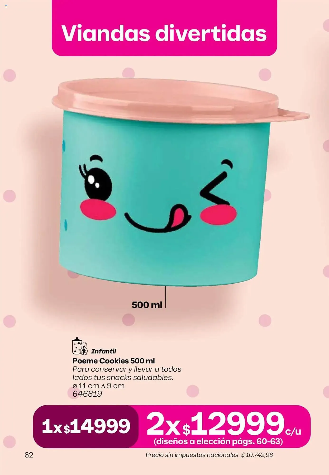 Ofertas de Folleto Tupperware 13 de octubre al 3 de noviembre 2025 - Página 63 del catálogo