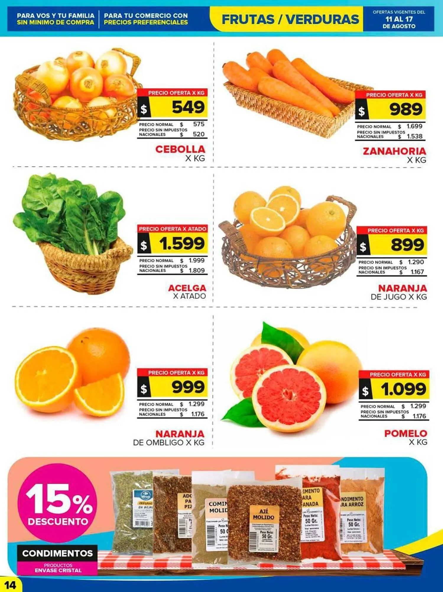 Ofertas de Catálogo Carrefour Maxi 11 de agosto al 17 de agosto 2025 - Página 14 del catálogo