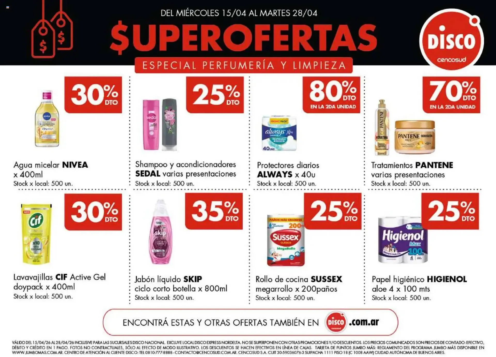 Ofertas de Folleto Disco 15 de abril al 28 de abril 2026 - Página 1 del catálogo