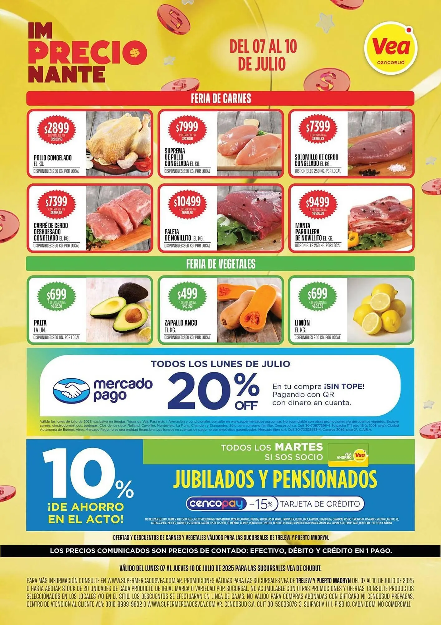 Ofertas de Catálogo Supermercados Vea 7 de julio al 10 de julio 2025 - Página 1 del catálogo