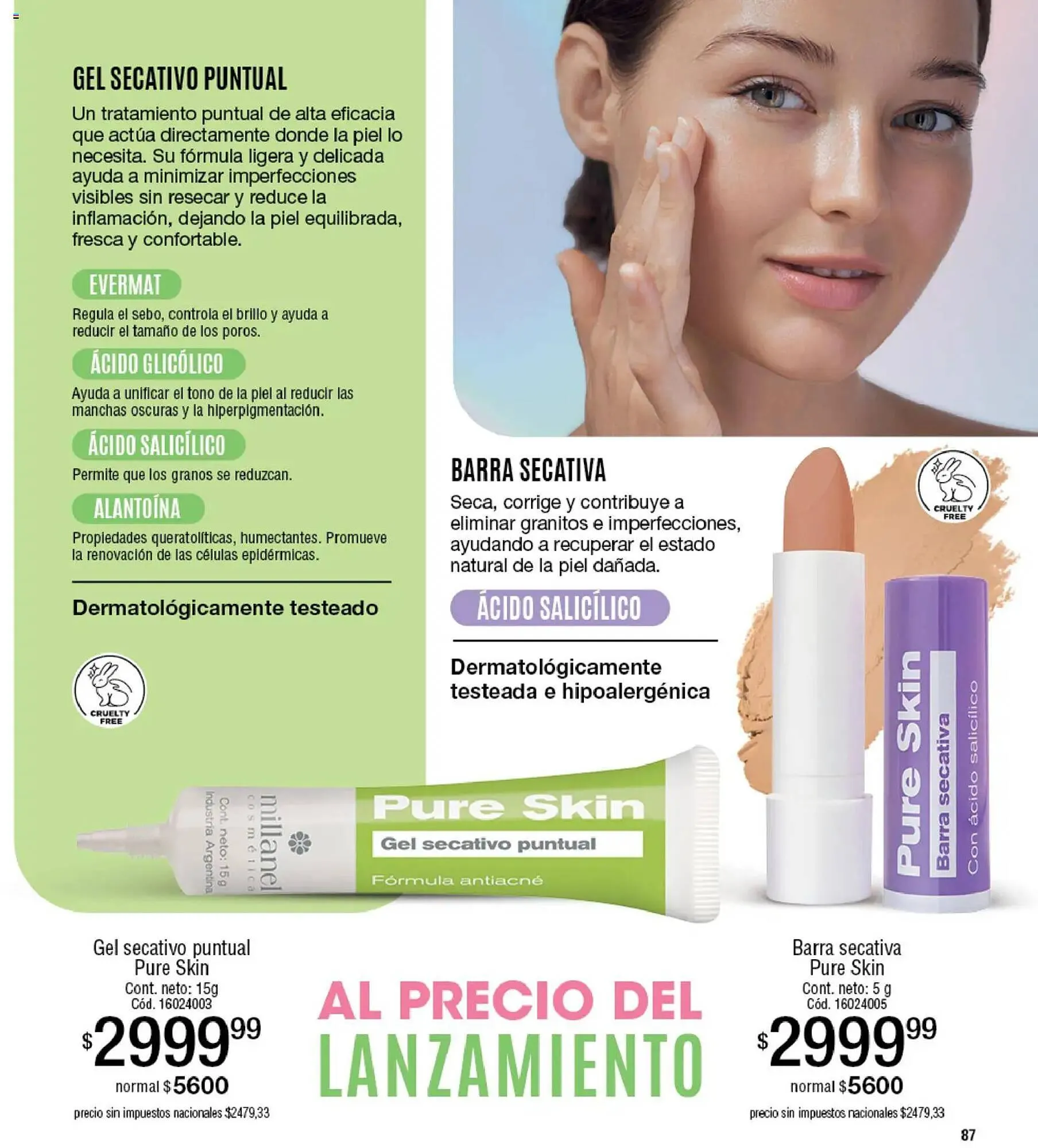Ofertas de Catálogo Millanel Cosmética 30 de marzo al 27 de abril 2026 - Página 87 del catálogo