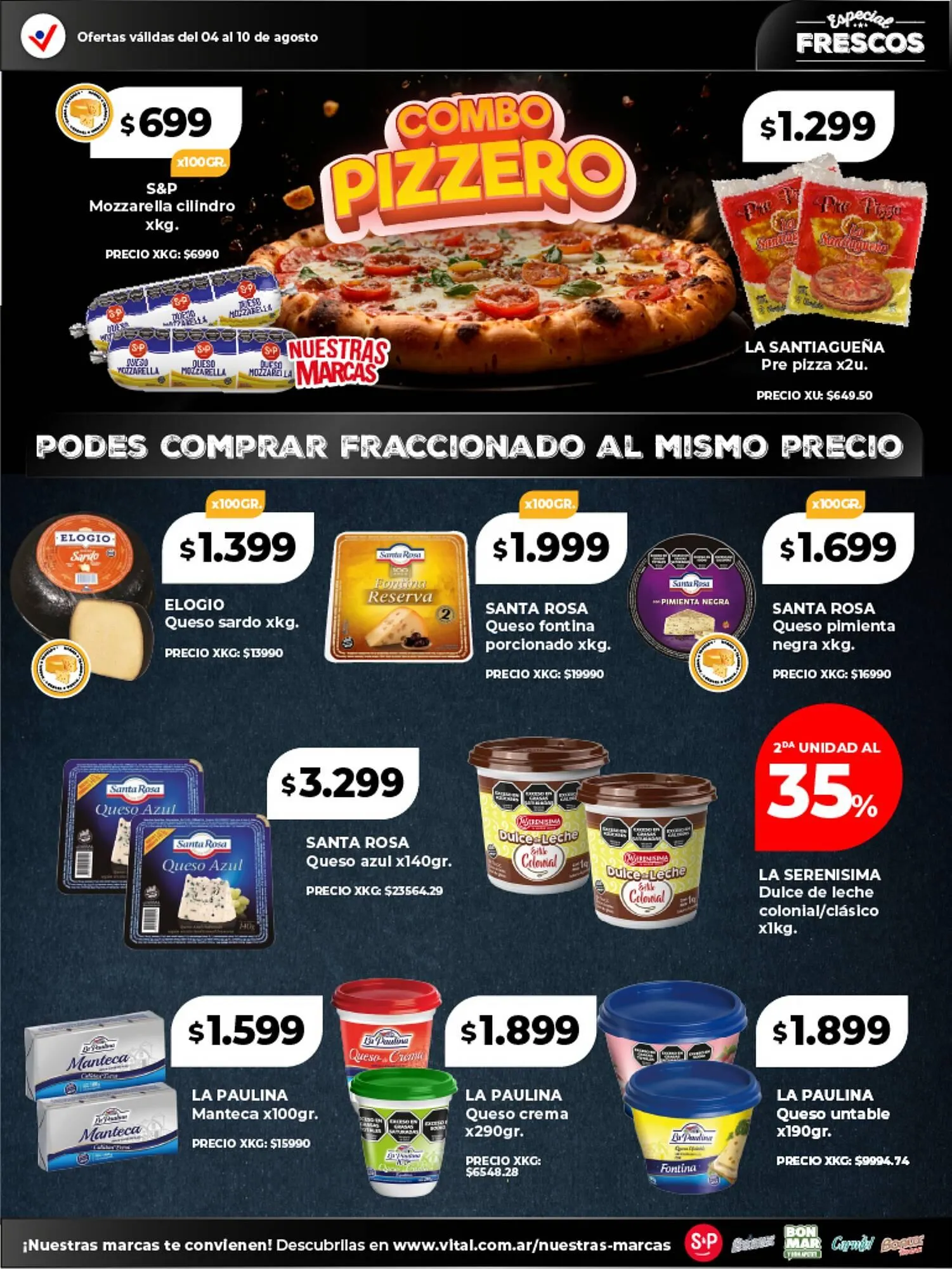 Ofertas de Catálogo Supermayorista Vital 4 de agosto al 10 de agosto 2025 - Página 4 del catálogo