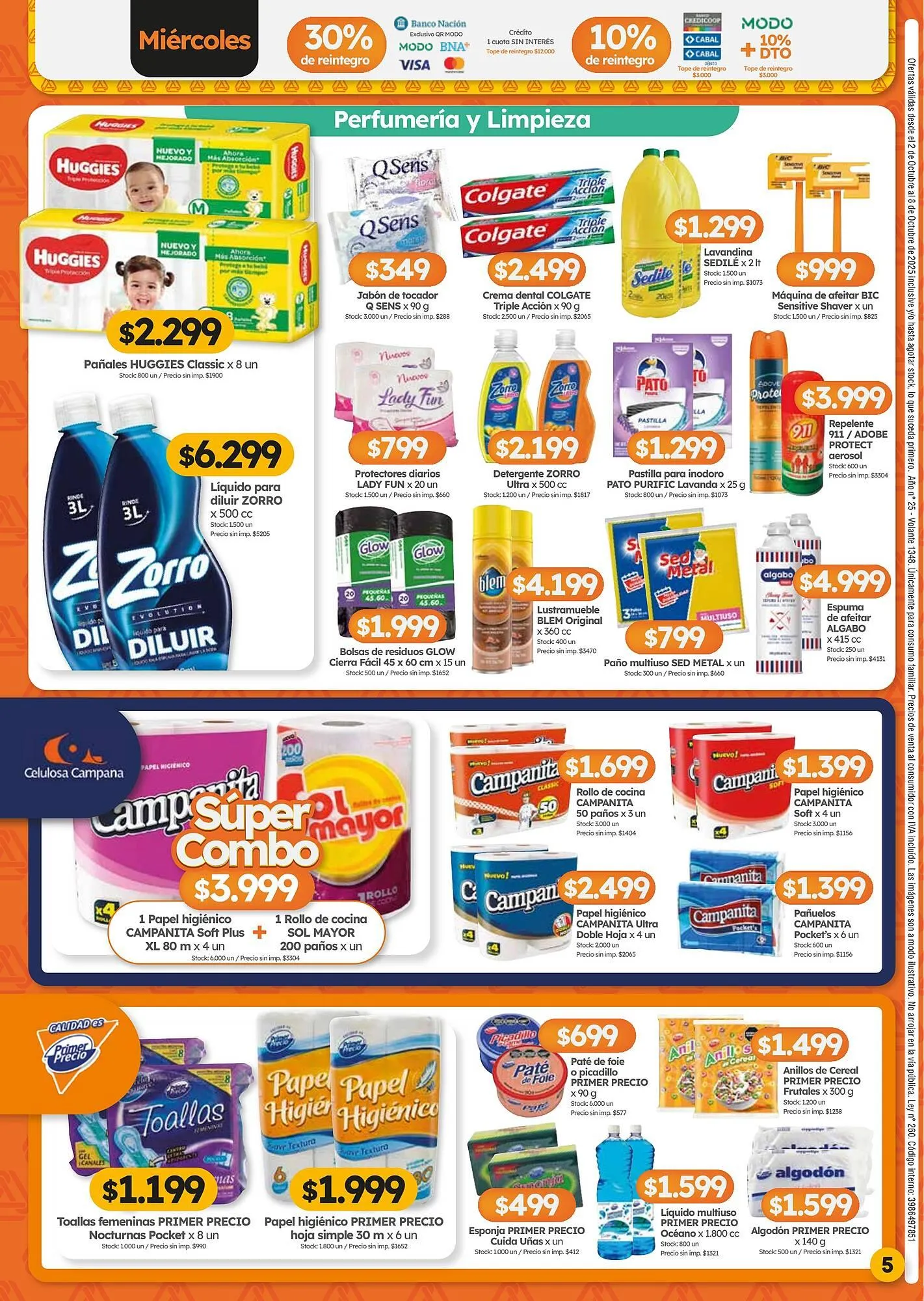 Ofertas de Folleto Cordiez 2 de octubre al 9 de octubre 2025 - Página 5 del catálogo