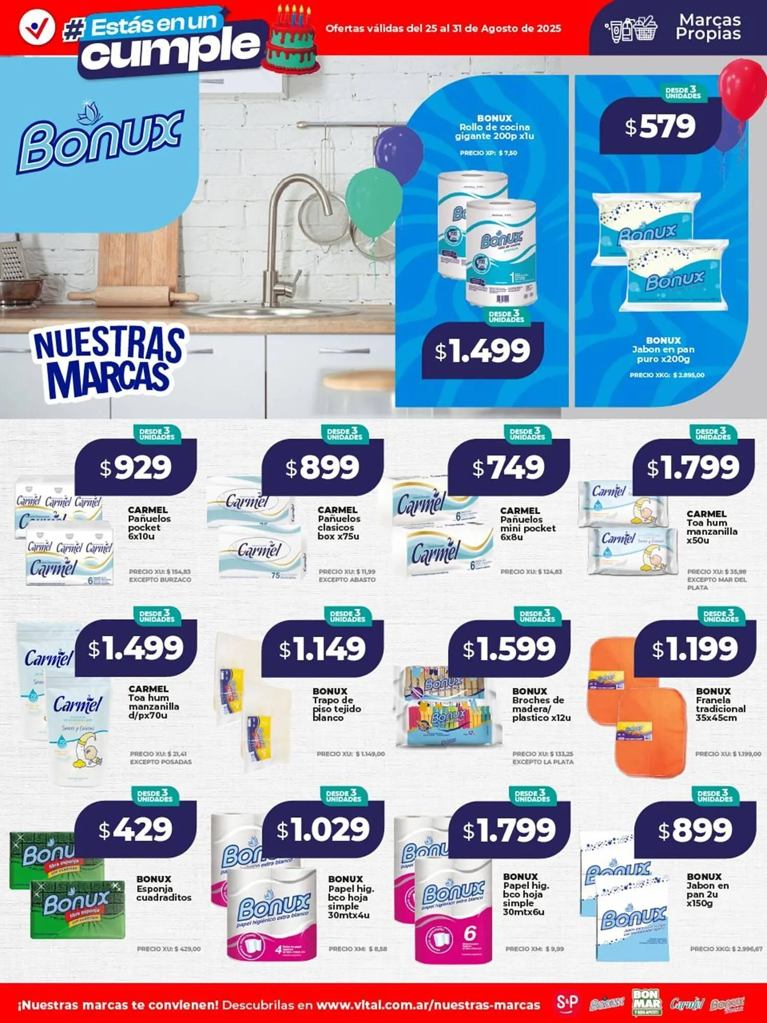 Ofertas de Catálogo Supermayorista Vital 25 de agosto al 31 de agosto 2025 - Página 10 del catálogo