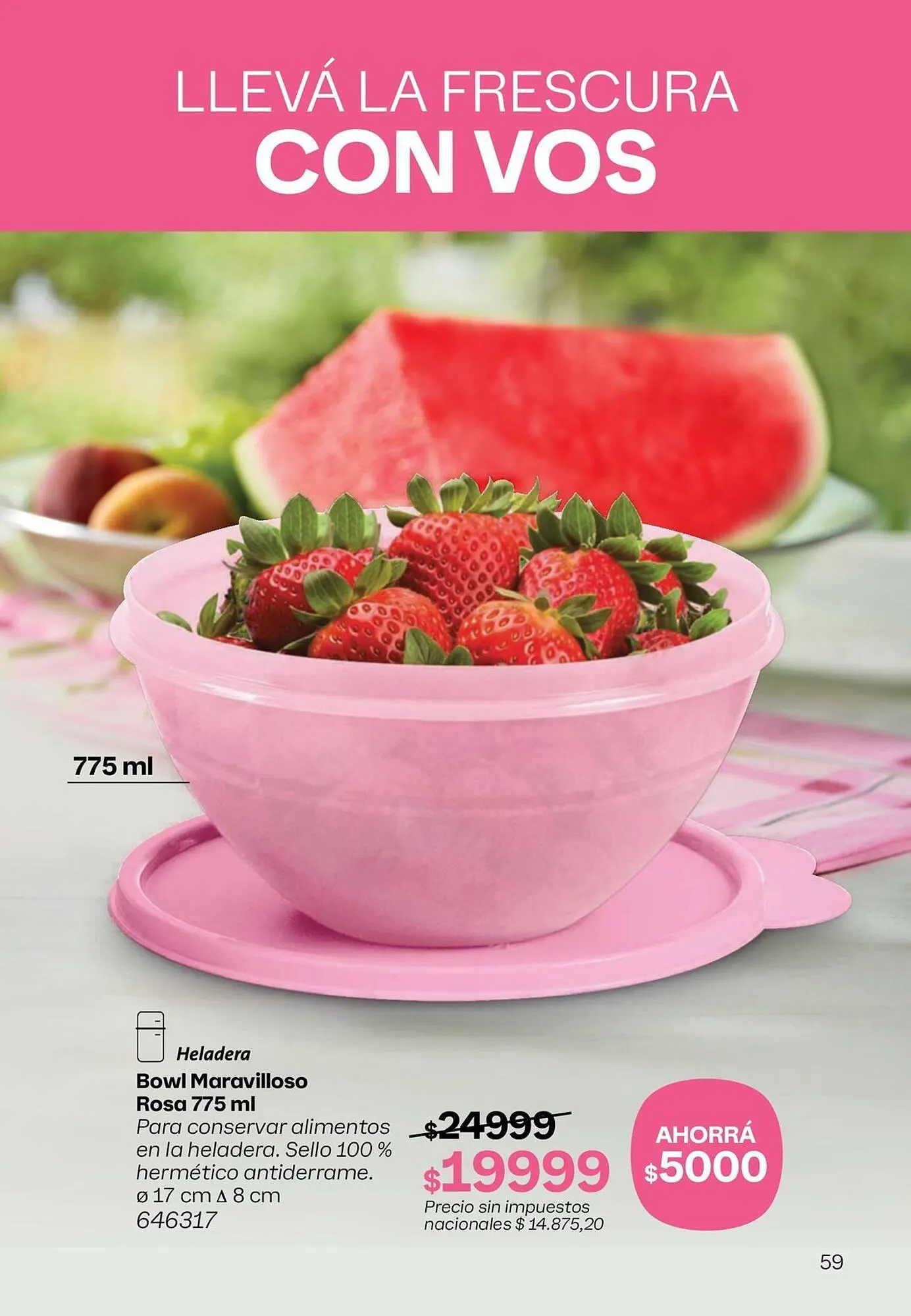 Ofertas de Folleto Tupperware 2 de diciembre al 6 de diciembre 2025 - Página 60 del catálogo