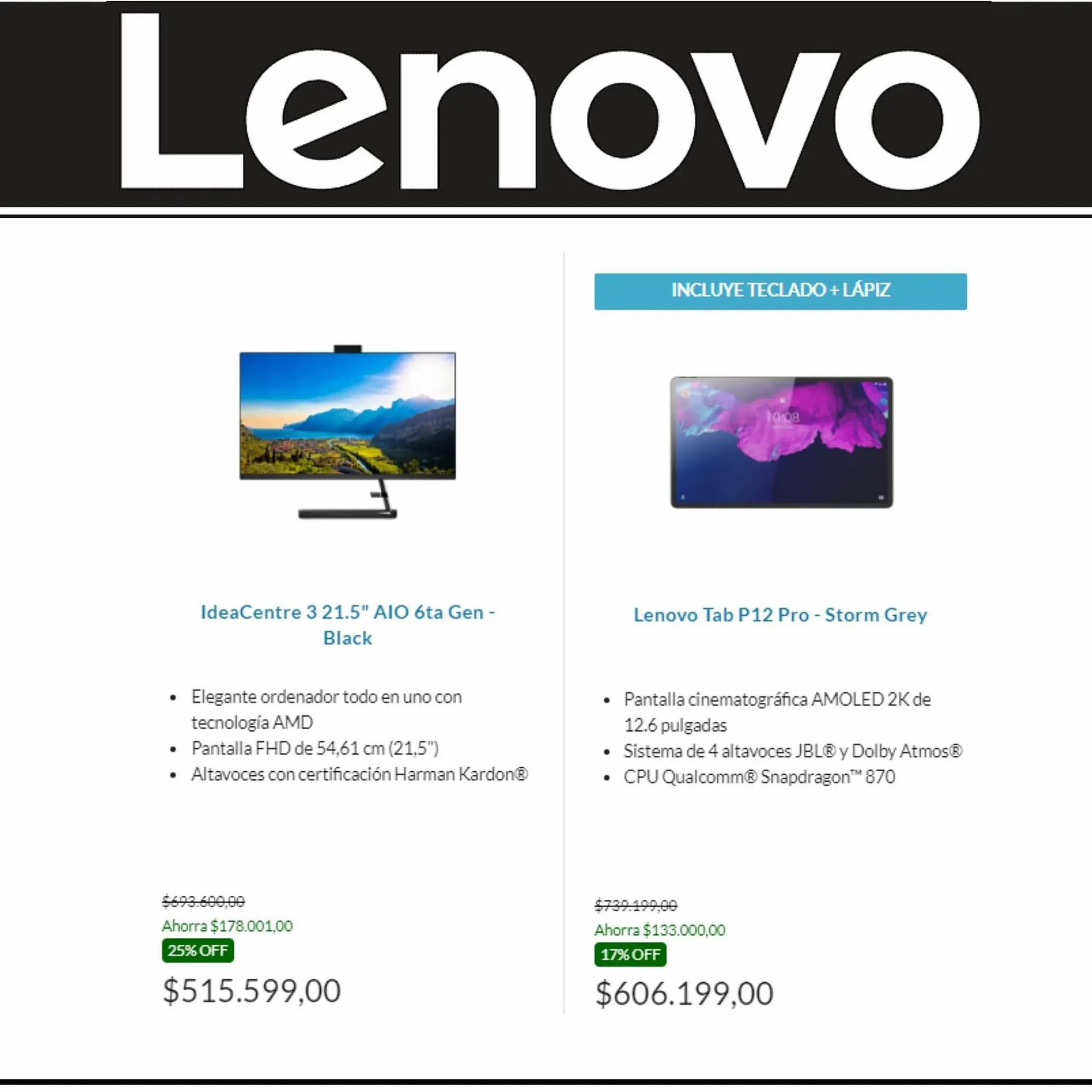 Ofertas de Catálogo Lenovo 11 de septiembre al 30 de septiembre 2023 - Página 6 del catálogo