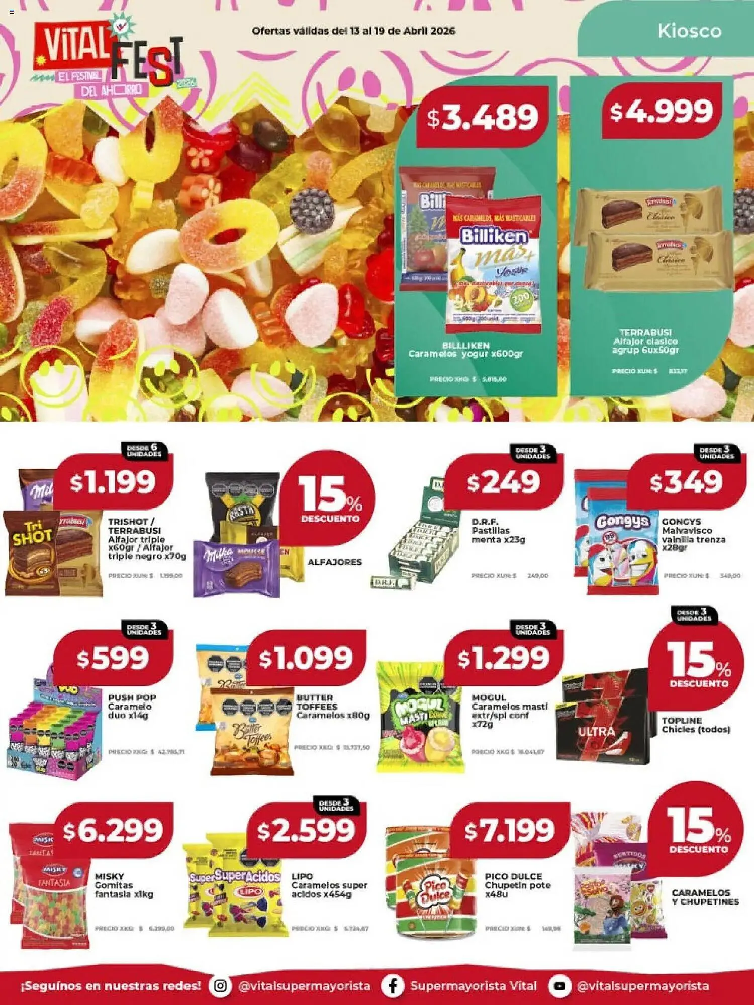 Ofertas de Catálogo Supermayorista Vital 13 de abril al 19 de abril 2026 - Página 17 del catálogo