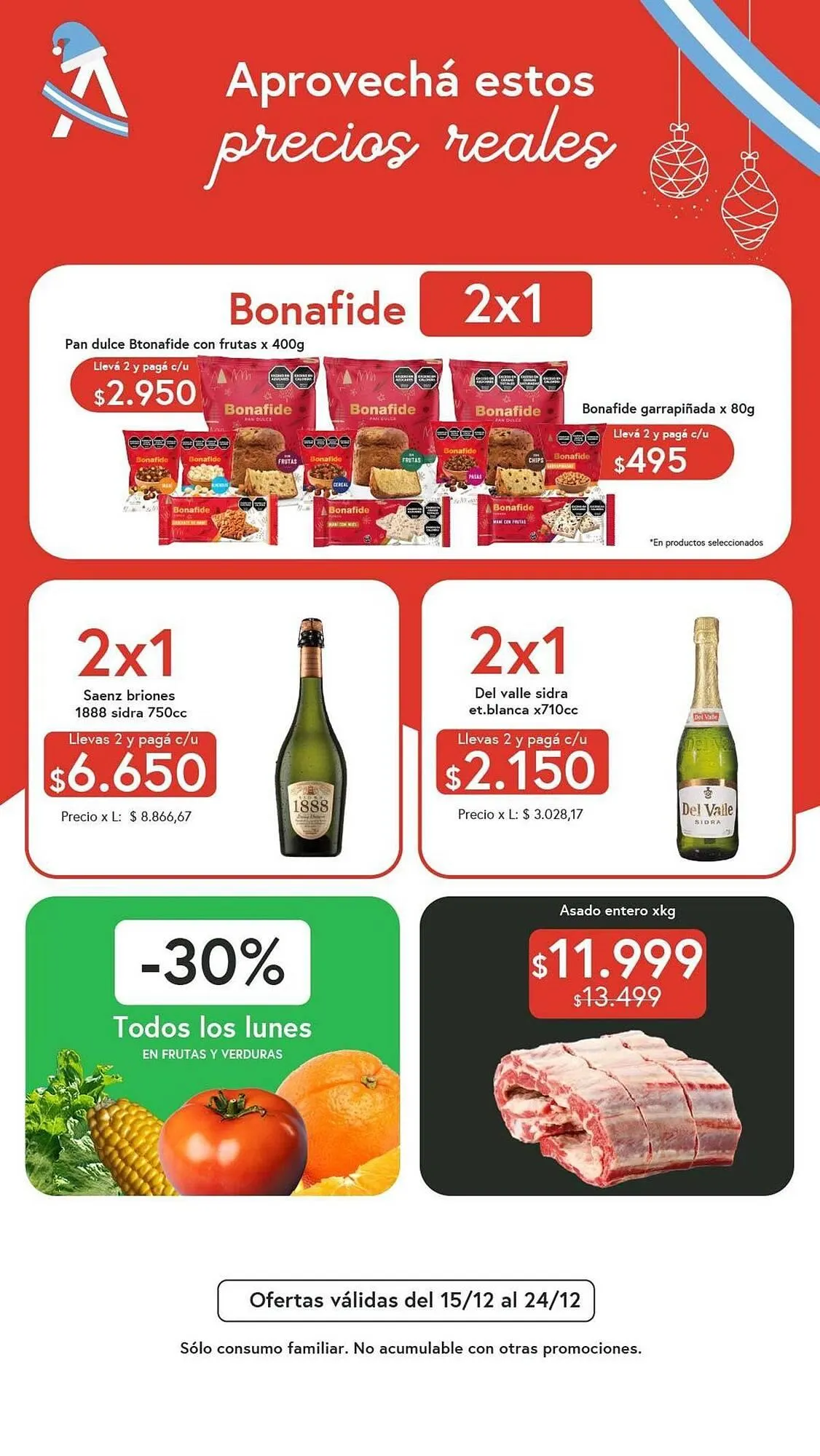 Ofertas de Catálogo El Abastecedor 15 de diciembre al 24 de diciembre 2025 - Página 1 del catálogo