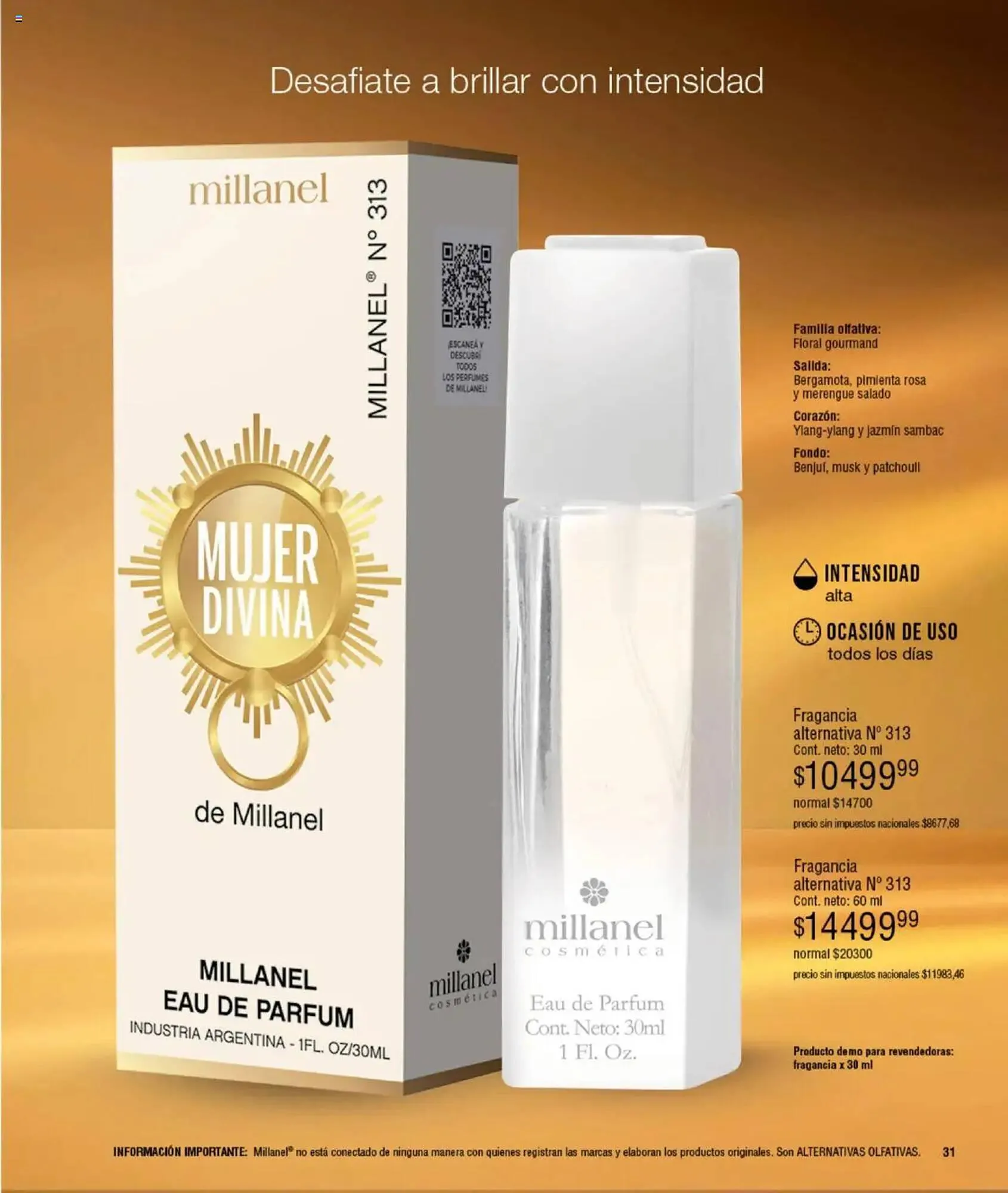 Ofertas de Catálogo Millanel Cosmética 15 de septiembre al 20 de octubre 2025 - Página 31 del catálogo