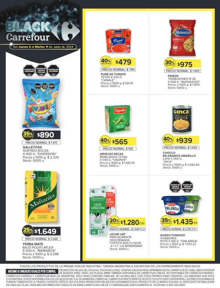 Ofertas de Catálogo Black Carrefour Hiper BS AS 6 de junio al 11 de junio 2024 - Página 12 del catálogo