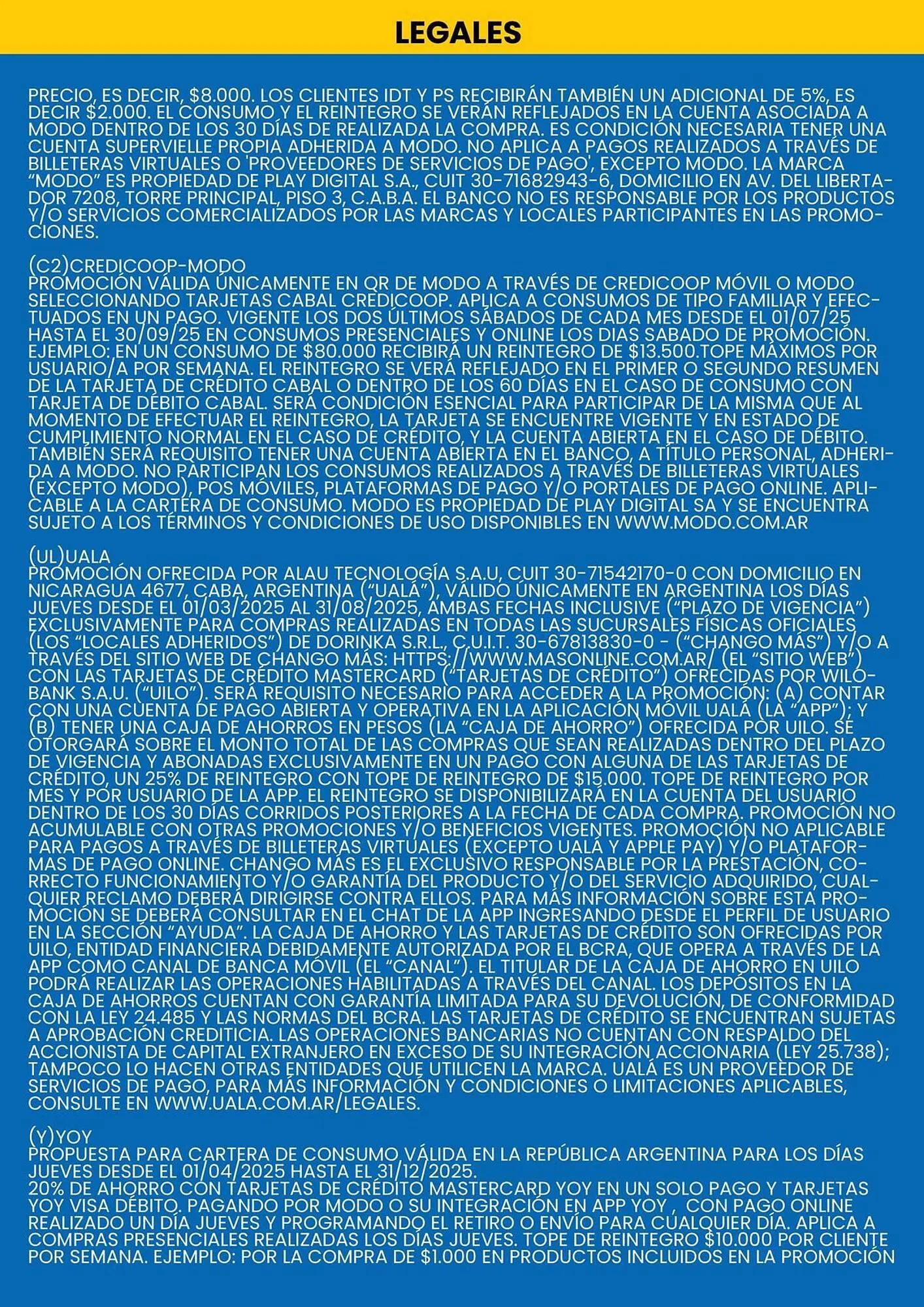Ofertas de Catálogo Changomas 4 de agosto al 31 de agosto 2025 - Página 13 del catálogo