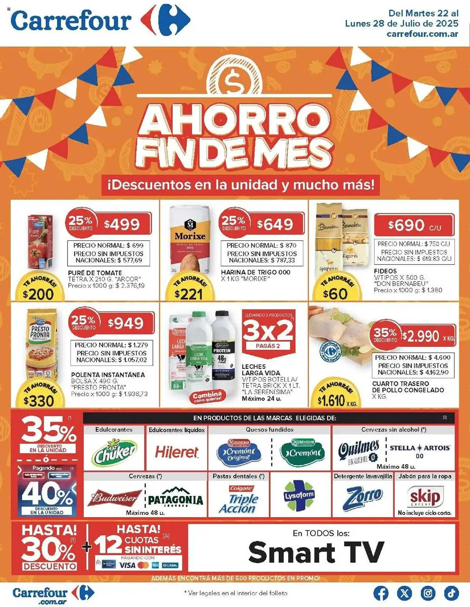 Ofertas de Catálogo Carrefour 22 de julio al 28 de julio 2025 - Página 1 del catálogo