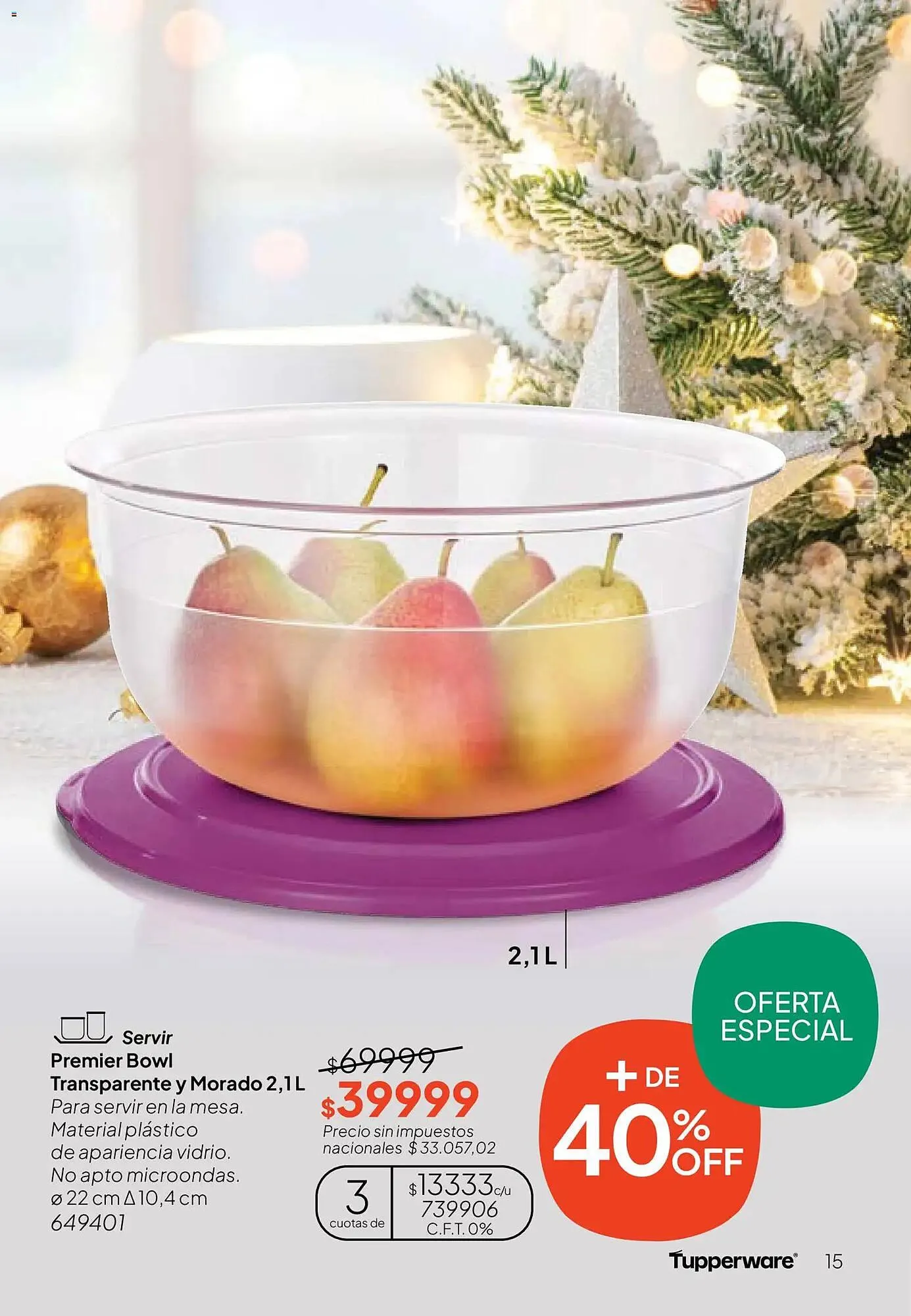 Ofertas de Folleto Tupperware 24 de noviembre al 31 de diciembre 2025 - Página 16 del catálogo