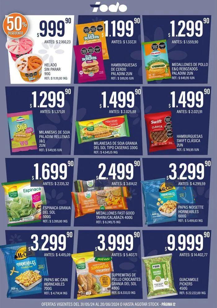 Ofertas de Catálogo Supermercados Todo 31 de mayo al 20 de junio 2024 - Página 12 del catálogo