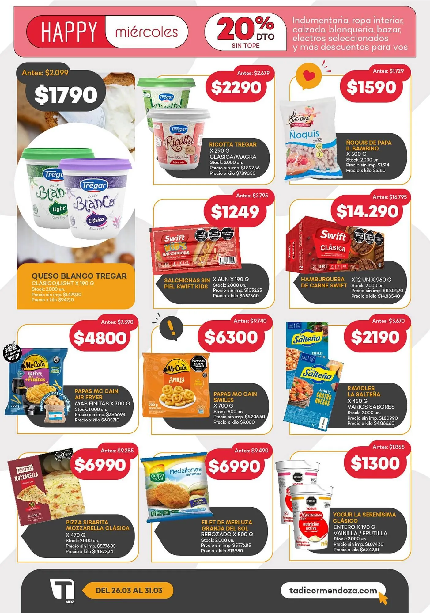 Ofertas de Catálogo Supermercados Tadicor 25 de marzo al 31 de marzo 2026 - Página 6 del catálogo