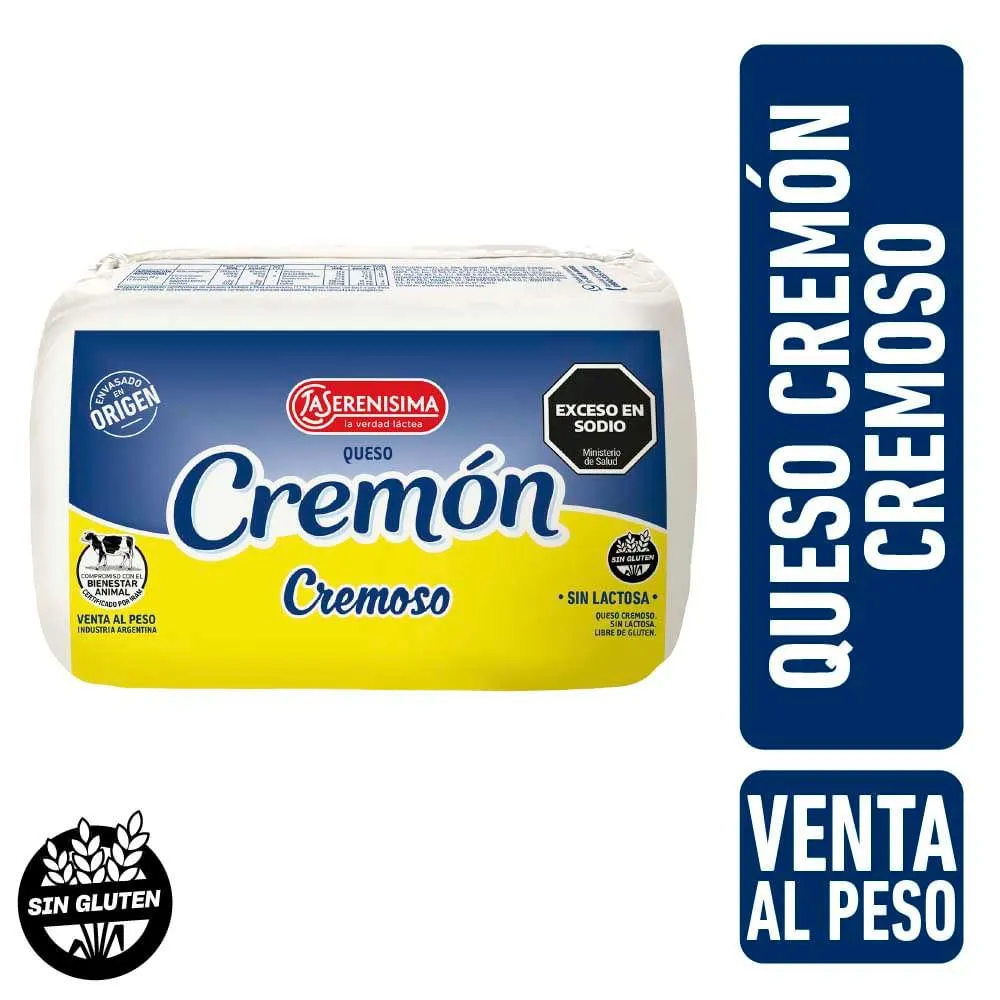 Queso Cremón Cremoso Paquete Por Kg