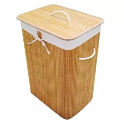 Cesto de ropa Bambú marrón