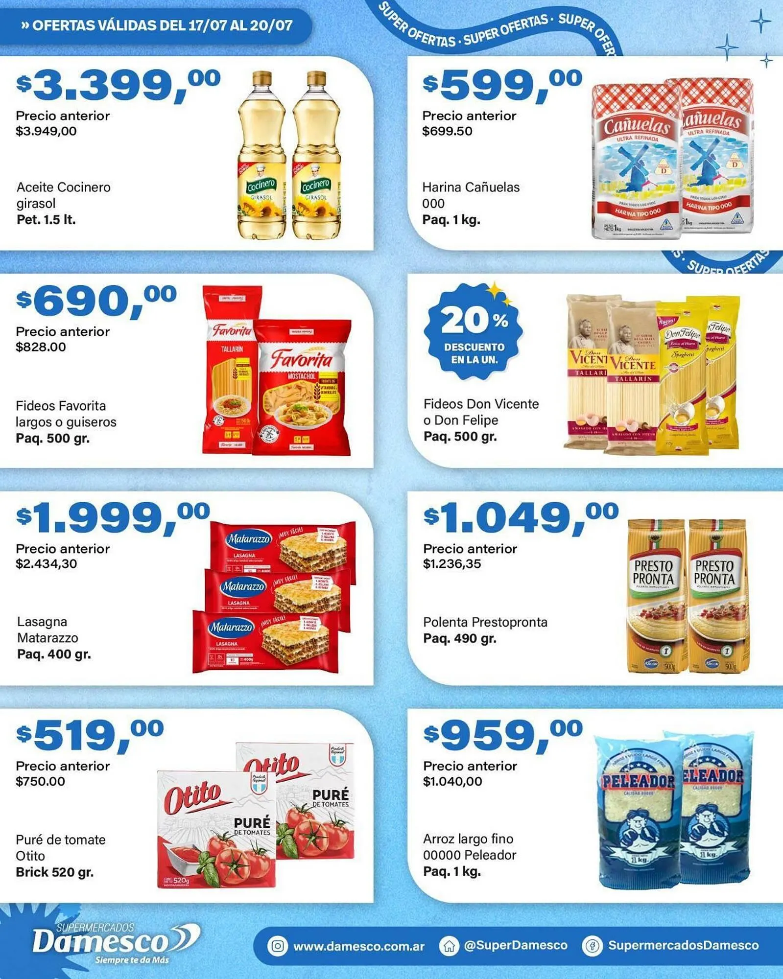 Ofertas de Catálogo Supermercados Damesco 17 de julio al 20 de julio 2025 - Página 2 del catálogo