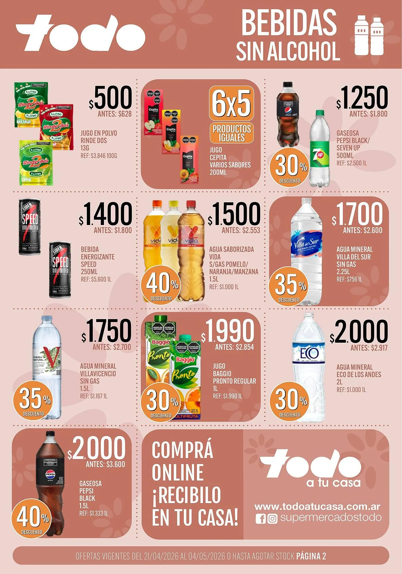 Ofertas de Catálogo Supermercados Todo 21 de abril al 4 de mayo 2026 - Página 2 del catálogo