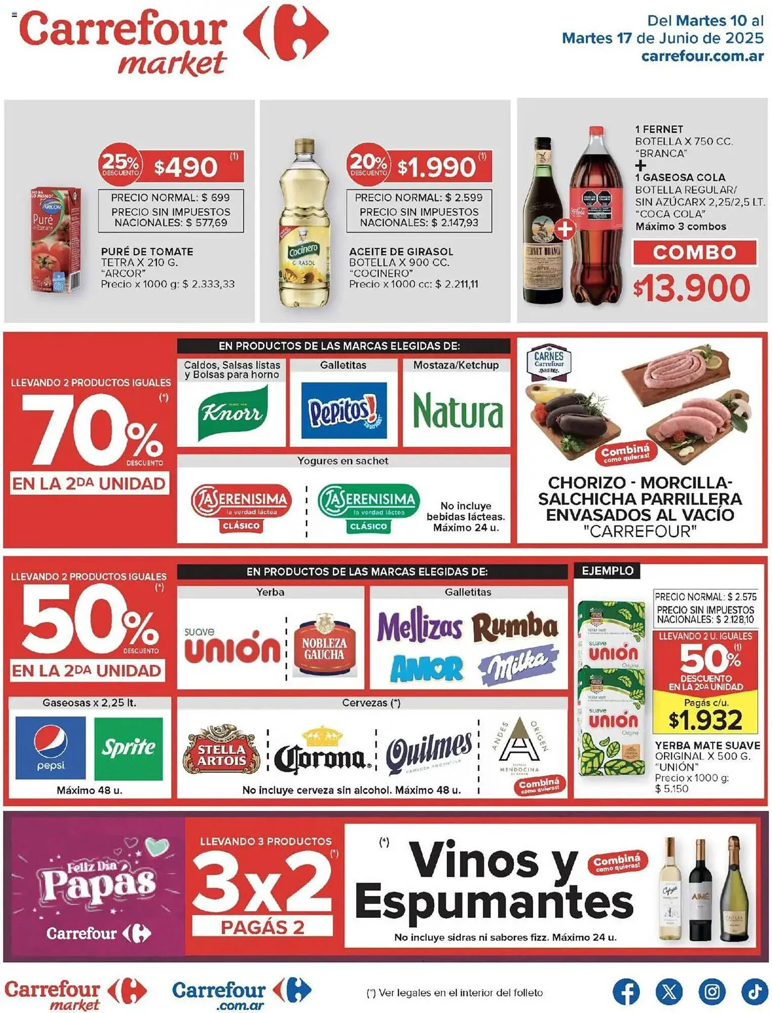 Ofertas de Catálogo Carrefour Market 10 de junio al 18 de junio 2025 - Página 1 del catálogo