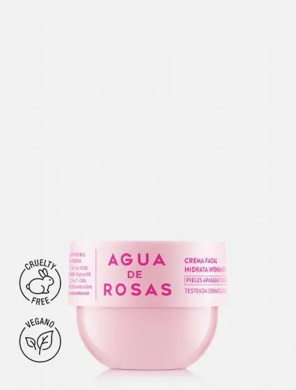 Crema Facial Agua de Rosas