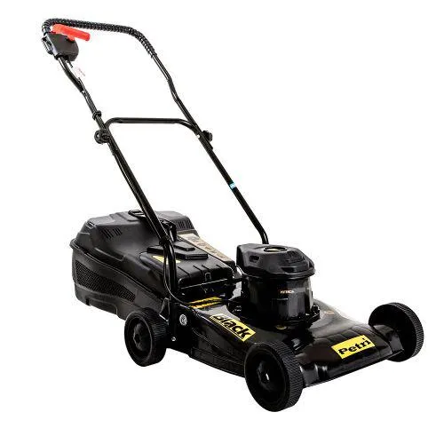 Cortadora de Césped Eléctrica Petri 1HP 1700w Black Recolectora 3005052