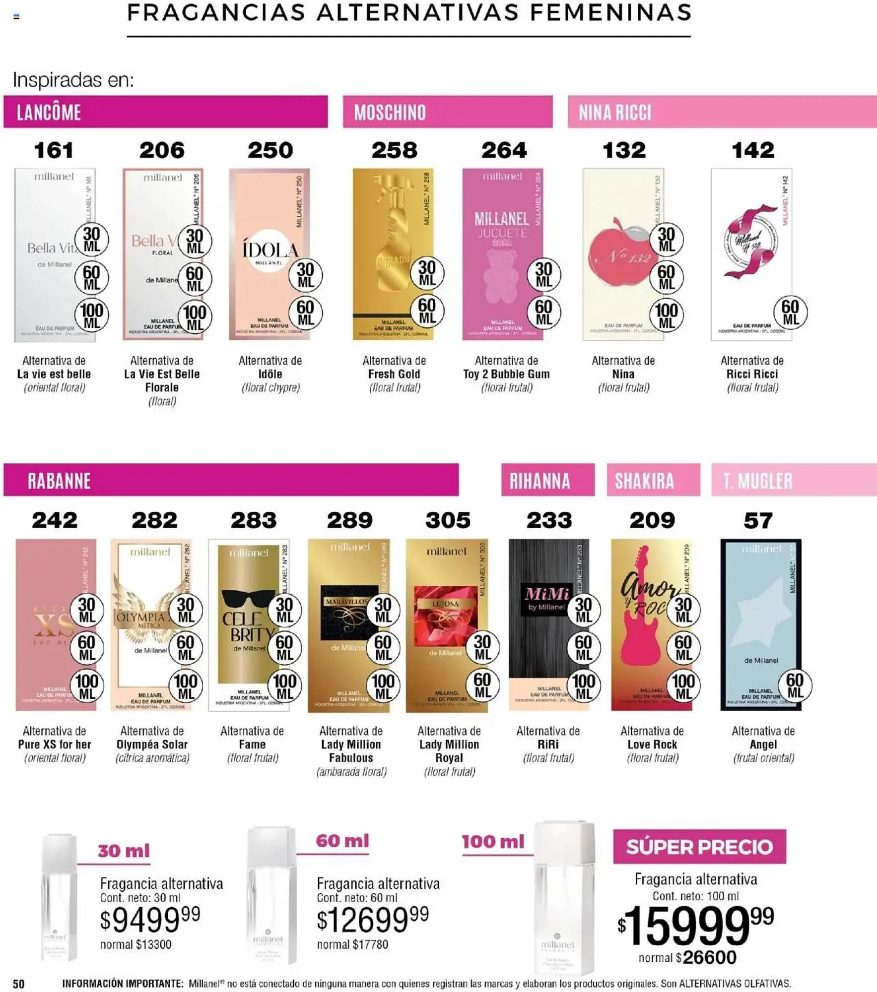 Ofertas de Catálogo Millanel Cosmética 31 de marzo al 27 de abril 2025 - Página 50 del catálogo