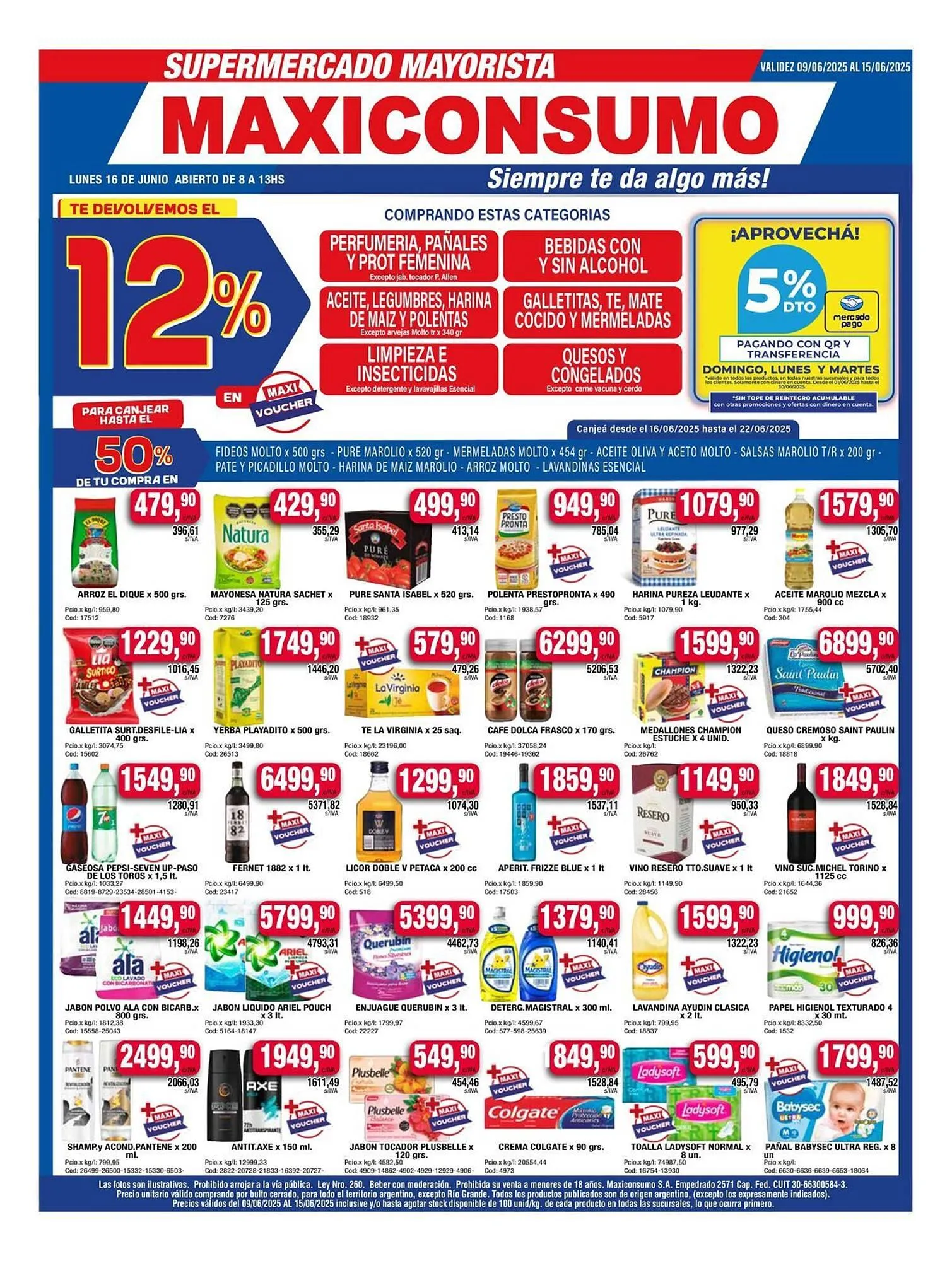 Ofertas de Catálogo Maxiconsumo 9 de junio al 15 de junio 2025 - Página 1 del catálogo