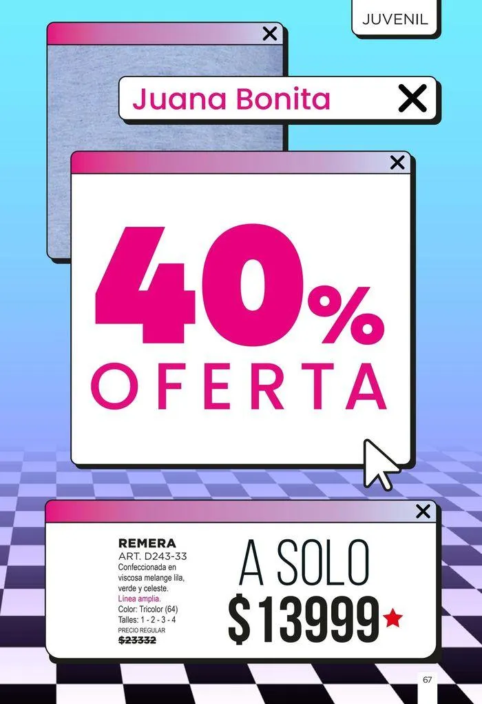 Ofertas de Juana Bonita Catálogo Empresaria 2409 23 de agosto al 6 de septiembre 2024 - Página 137 del catálogo