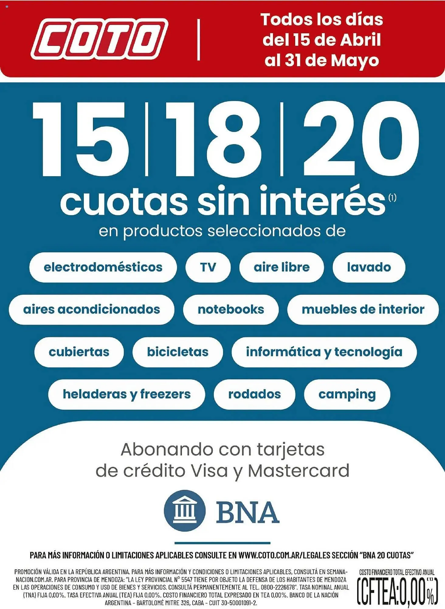 Ofertas de Catálogo Coto 15 de abril al 31 de mayo 2026 - Página 1 del catálogo