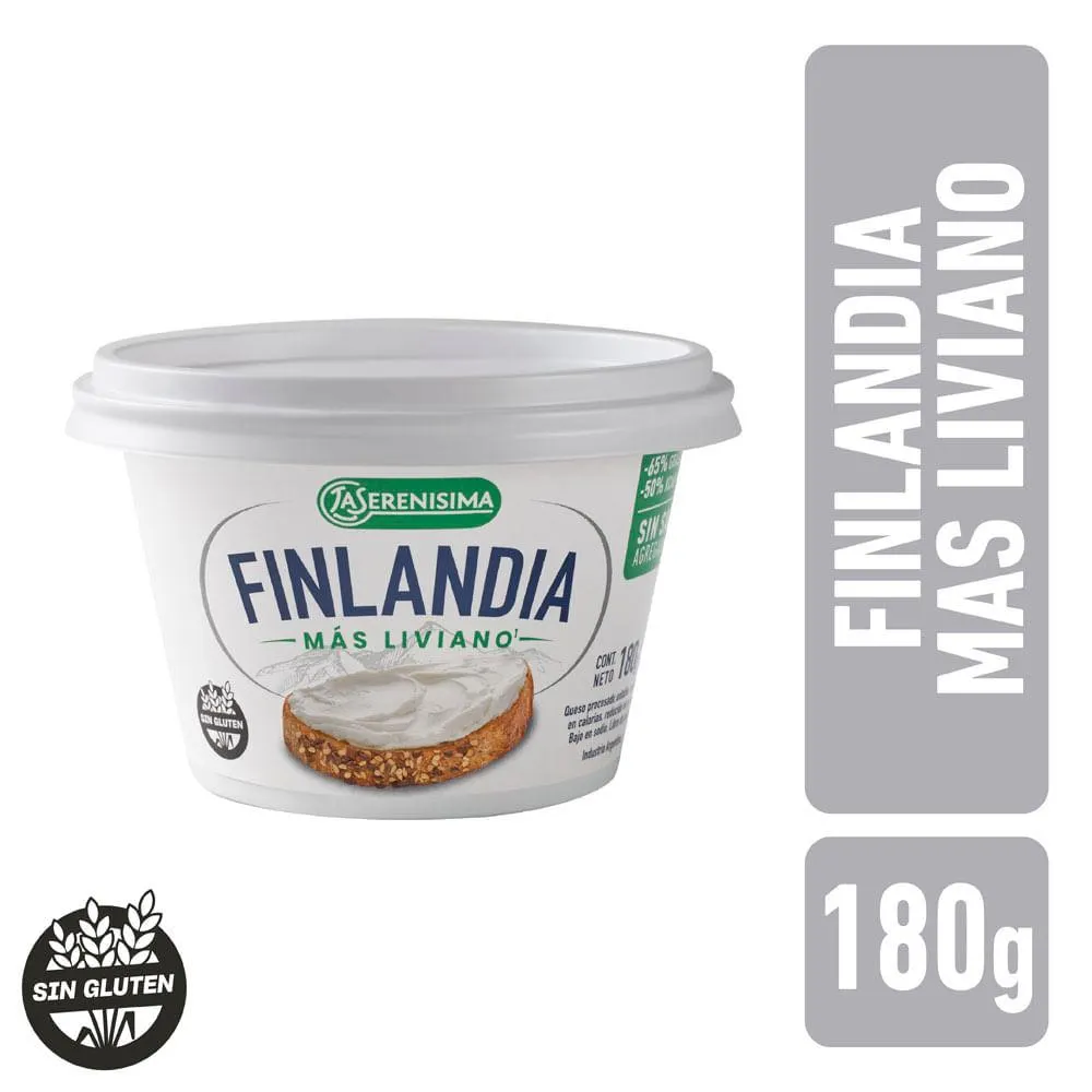 Queso La Serenisima Finlandia Reducido En Calorías 180g