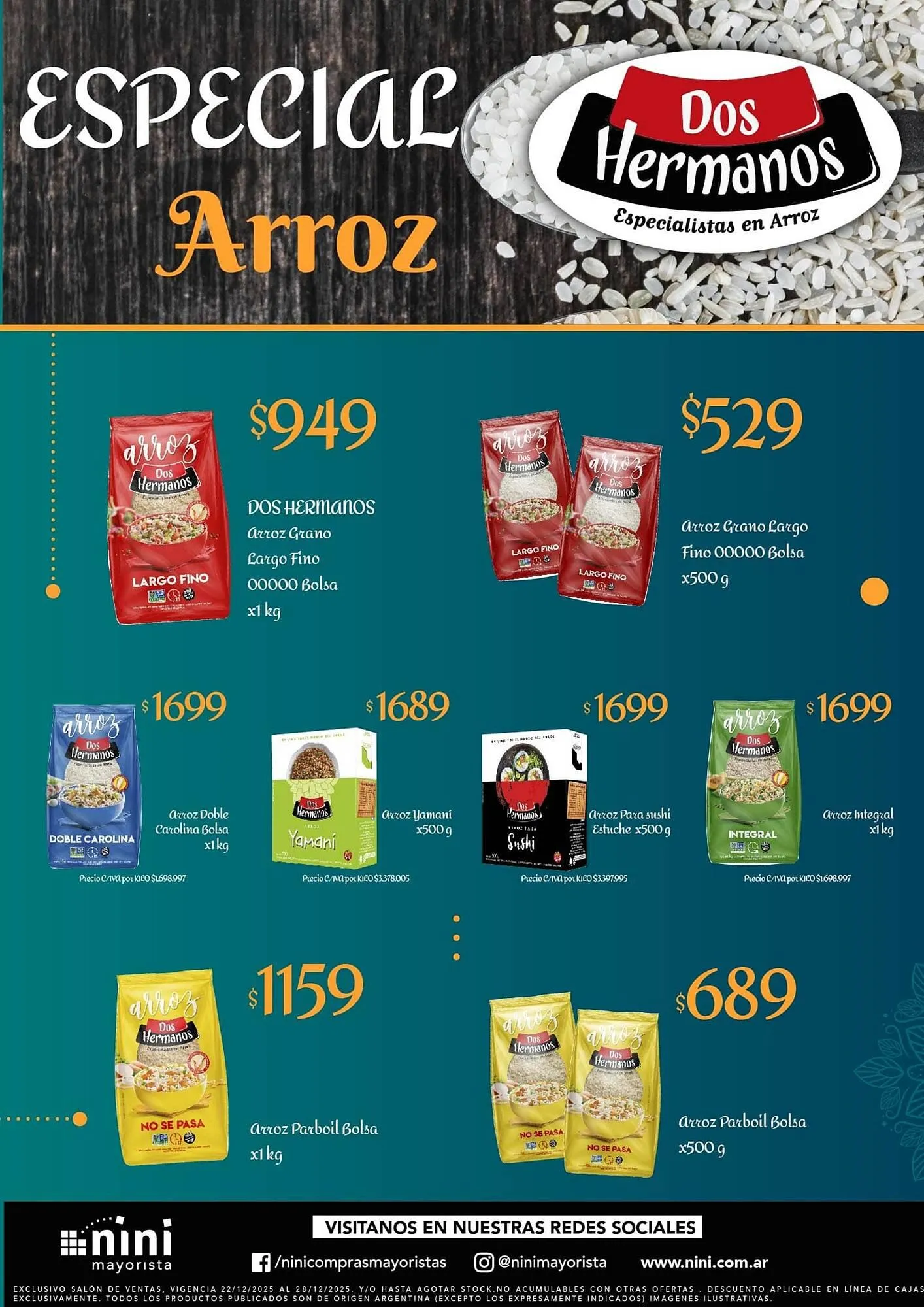 Ofertas de Catálogo Nini Mayorista 22 de diciembre al 28 de diciembre 2025 - Página 1 del catálogo