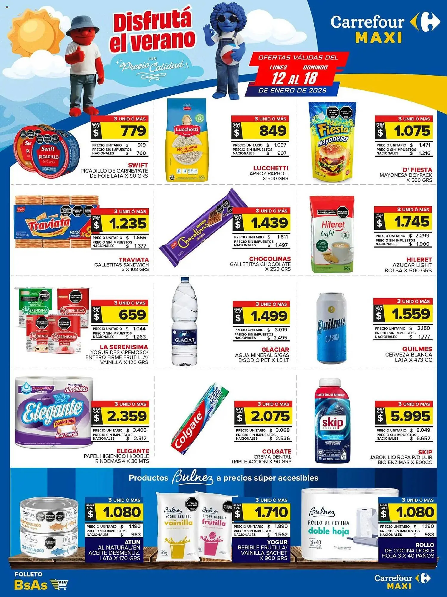 Ofertas de Folleto Carrefour Maxi 12 de enero al 18 de enero 2026 - Página 1 del catálogo